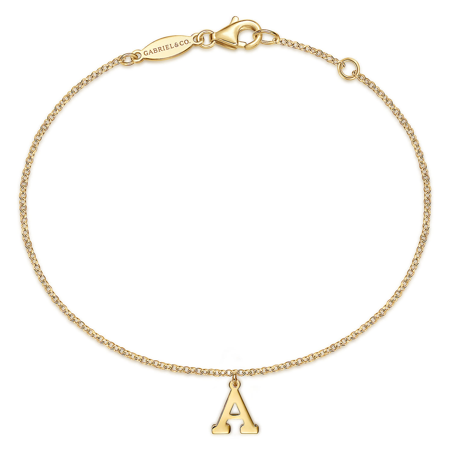 Initial A Bracelet