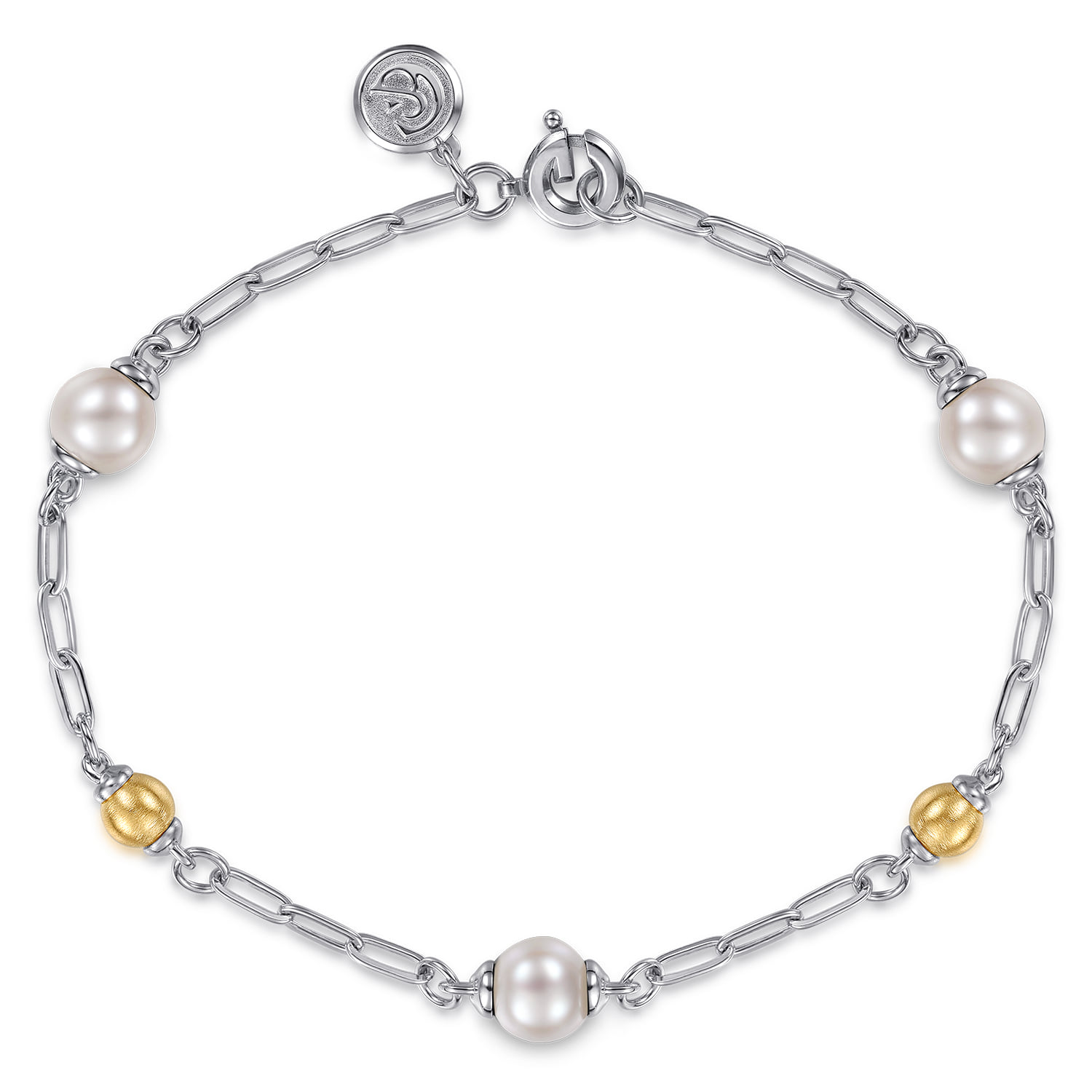 and Brush Bujukan Beads and Pearl Station Bracelet