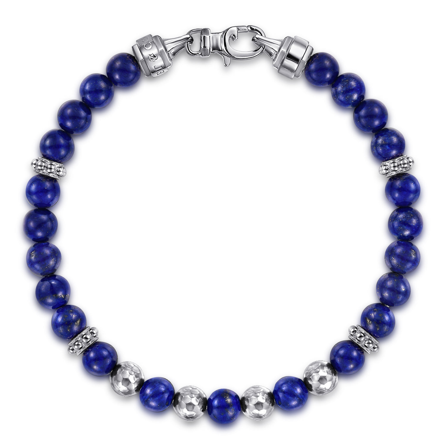 and 6mm Lapis Beaded Bracelet