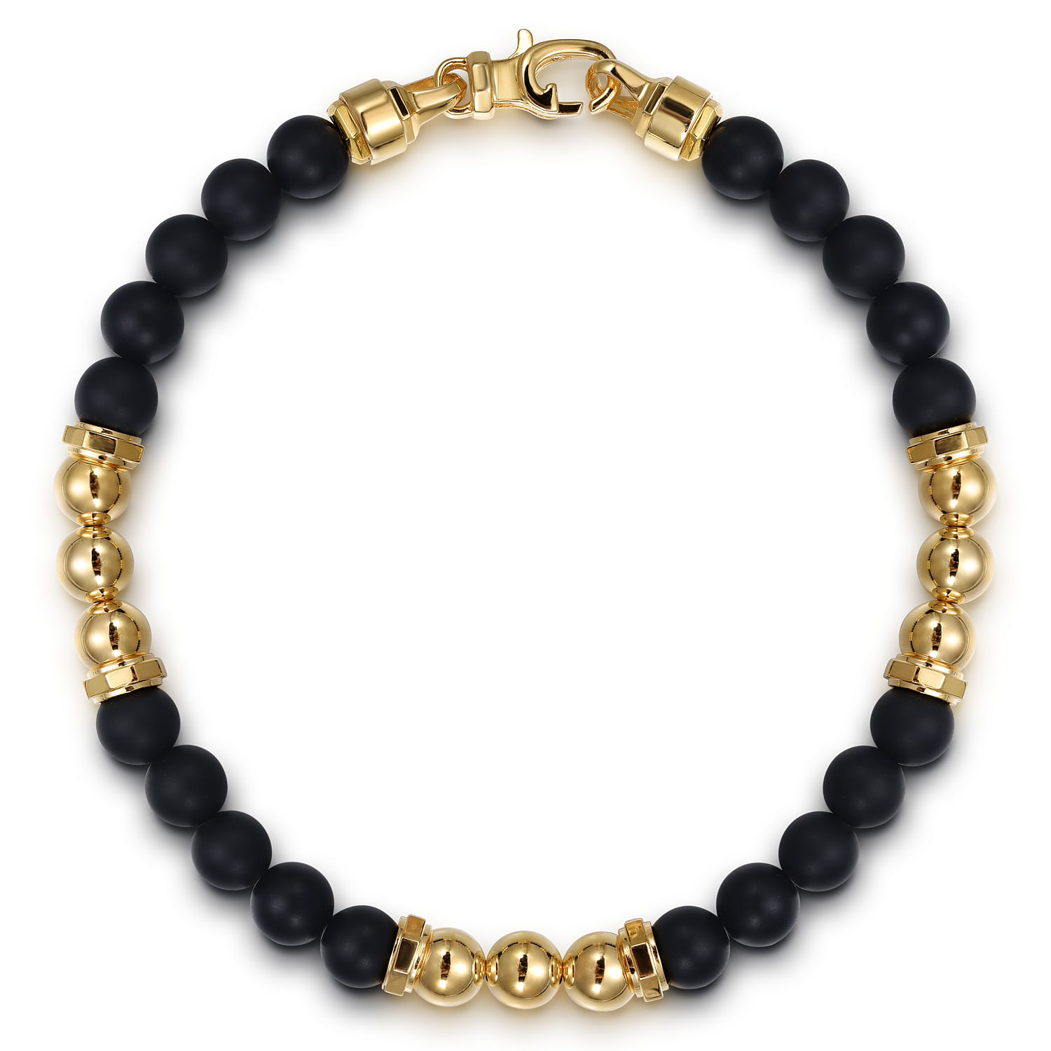 【AEKKI】Plata 2AA Matte Onyx Natural Stone Bracelet (約4mm) AEKKI】Plata 2AA Matte Onyx Natural Stone Bracelet (約4mm