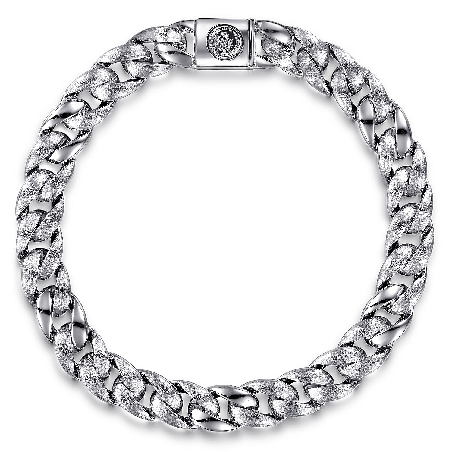 アクセサリー Cuban Chain Bracelet - Silver 925 Solid 925 Sterling Silver Flat Curb Cuban Chain Bracelet 5mm