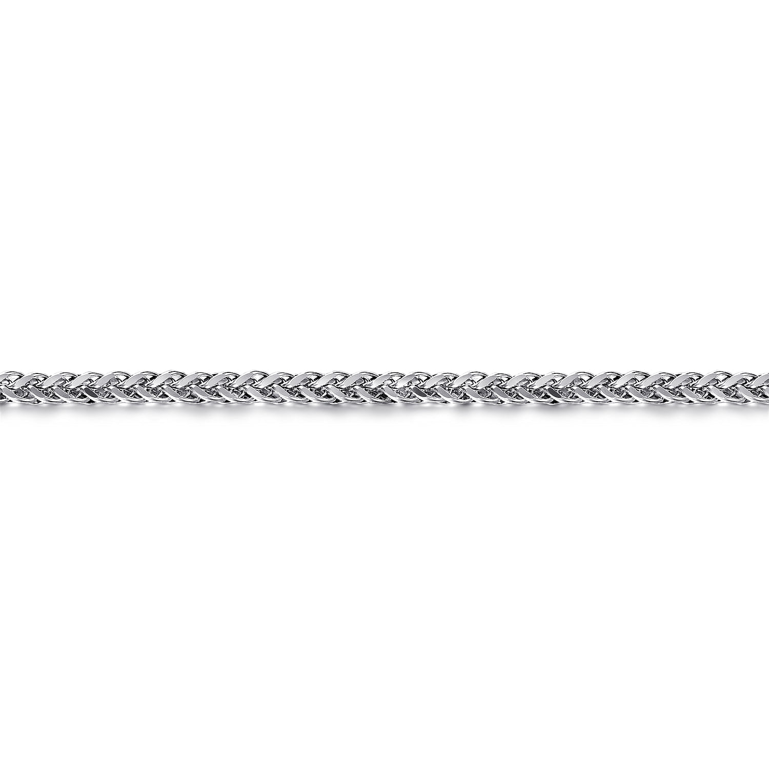 Wheat Chain Bracelet in Sterling Silver, photograph 2