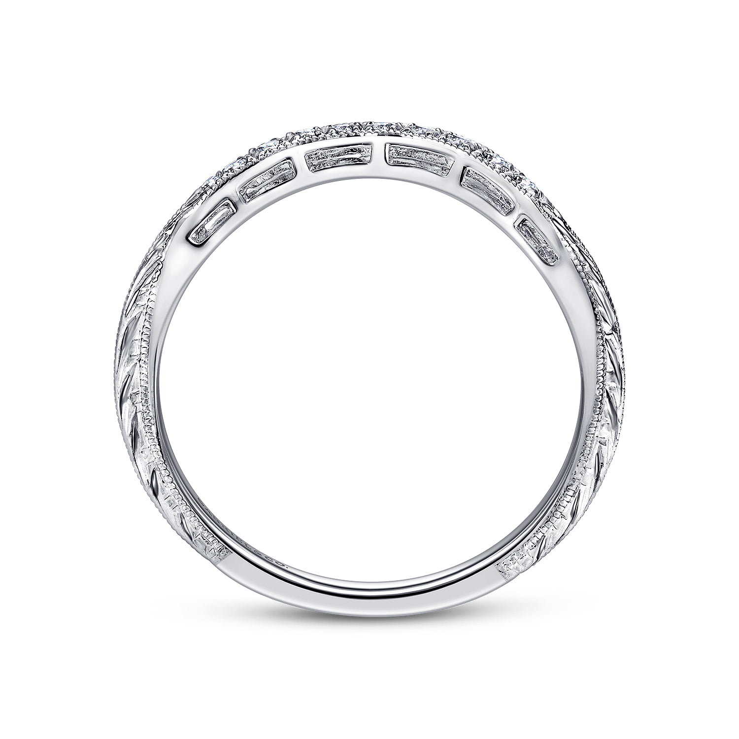 Matching Wedding Band in Platinum, photograph 2