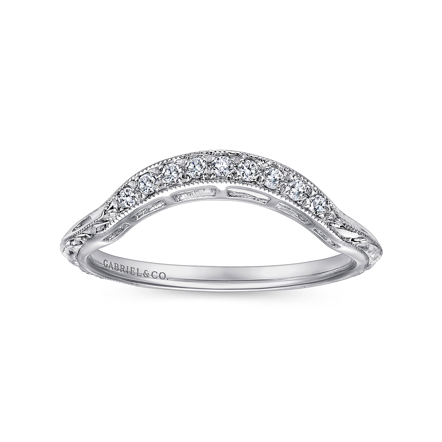 Matching Wedding Band in Platinum, photograph 5