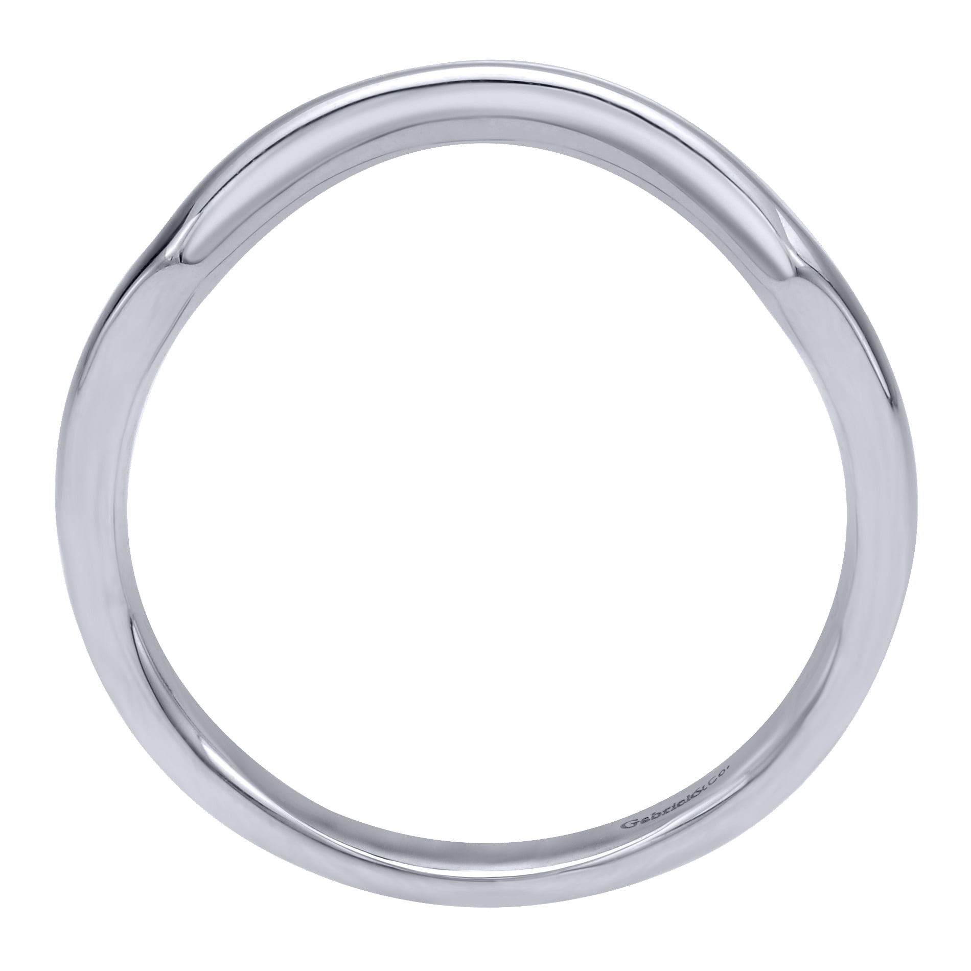 Matching Wedding Band in 14K White Gold, photograph 2