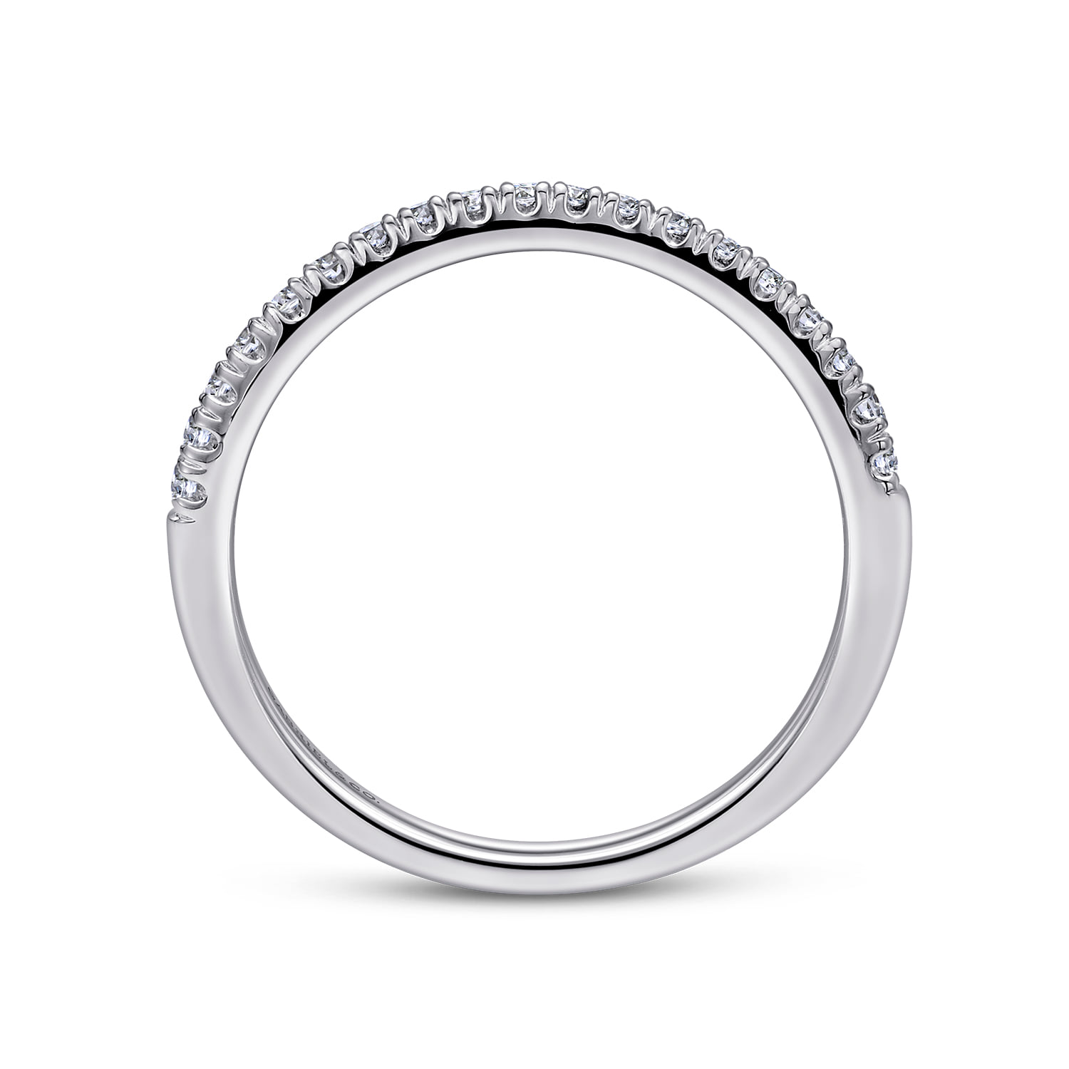 Matching Wedding Band in 14K White Gold, photograph 2