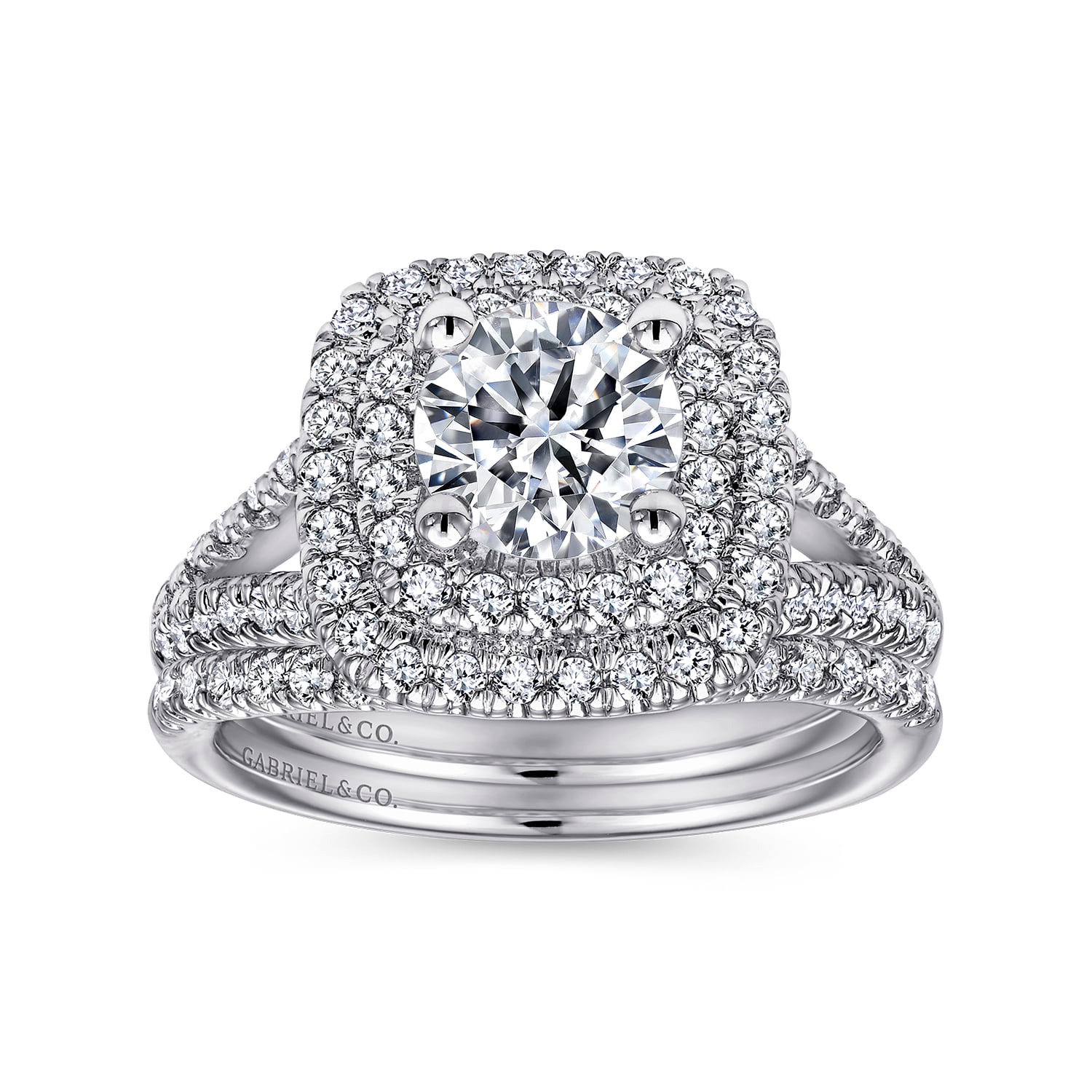 Matching Wedding Band in 14K White Gold, photograph 4