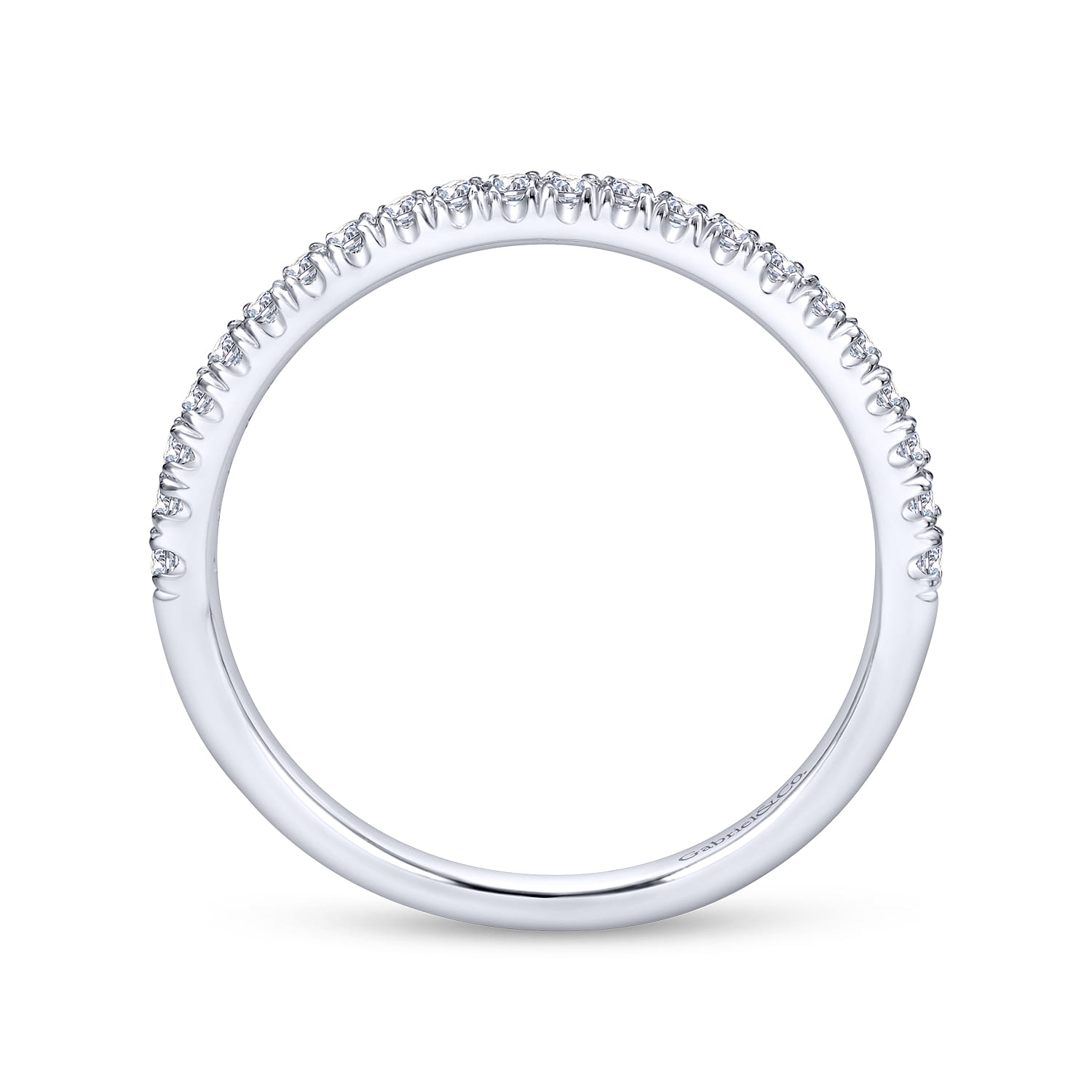 Matching Wedding Band in 14K White Gold, photograph 2
