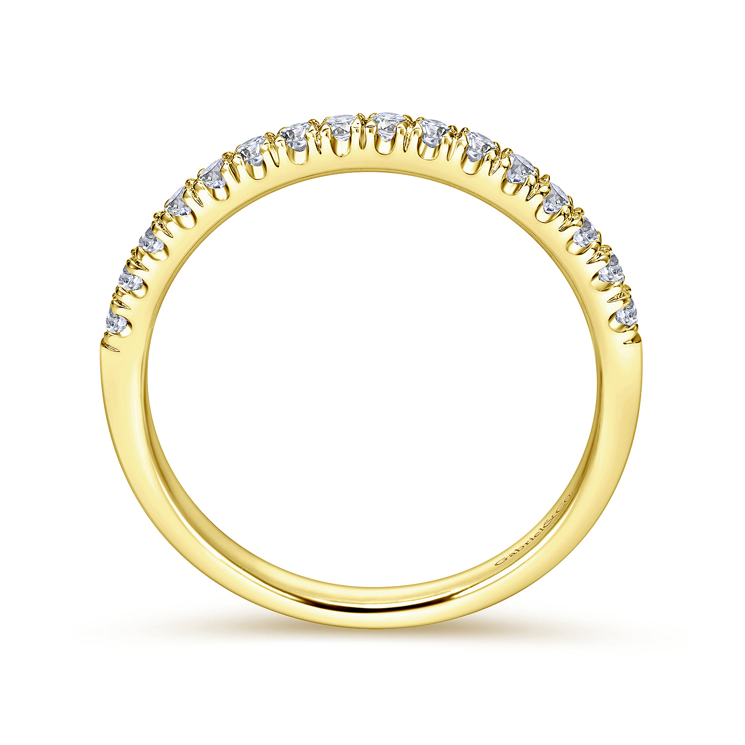 Matching Wedding Band in 14K Yellow Gold, photograph 2