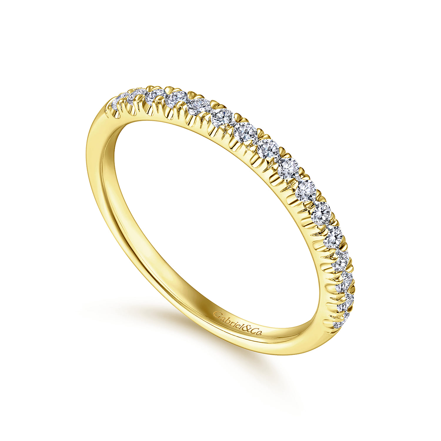 Matching Wedding Band in 14K Yellow Gold, photograph 3