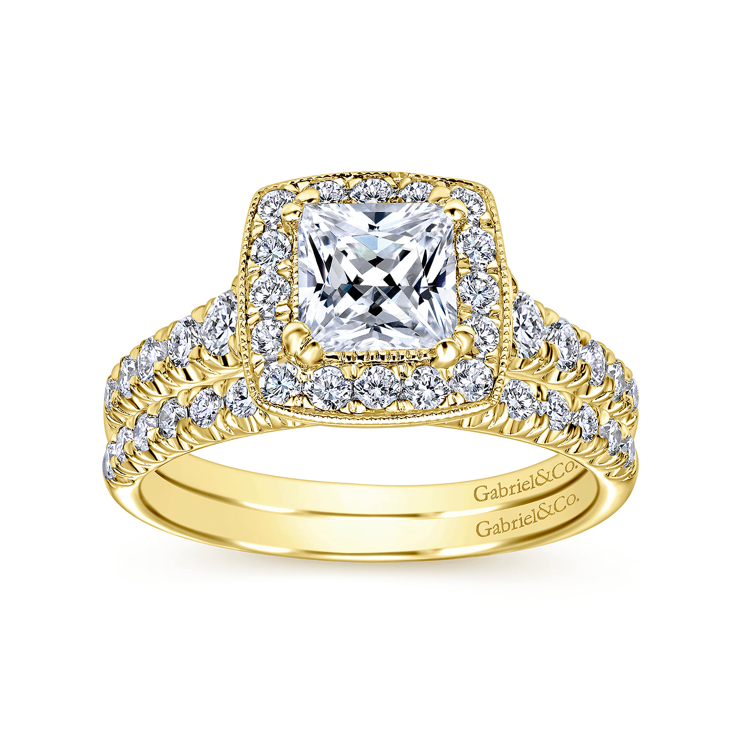 Matching Wedding Band in 14K Yellow Gold, photograph 4