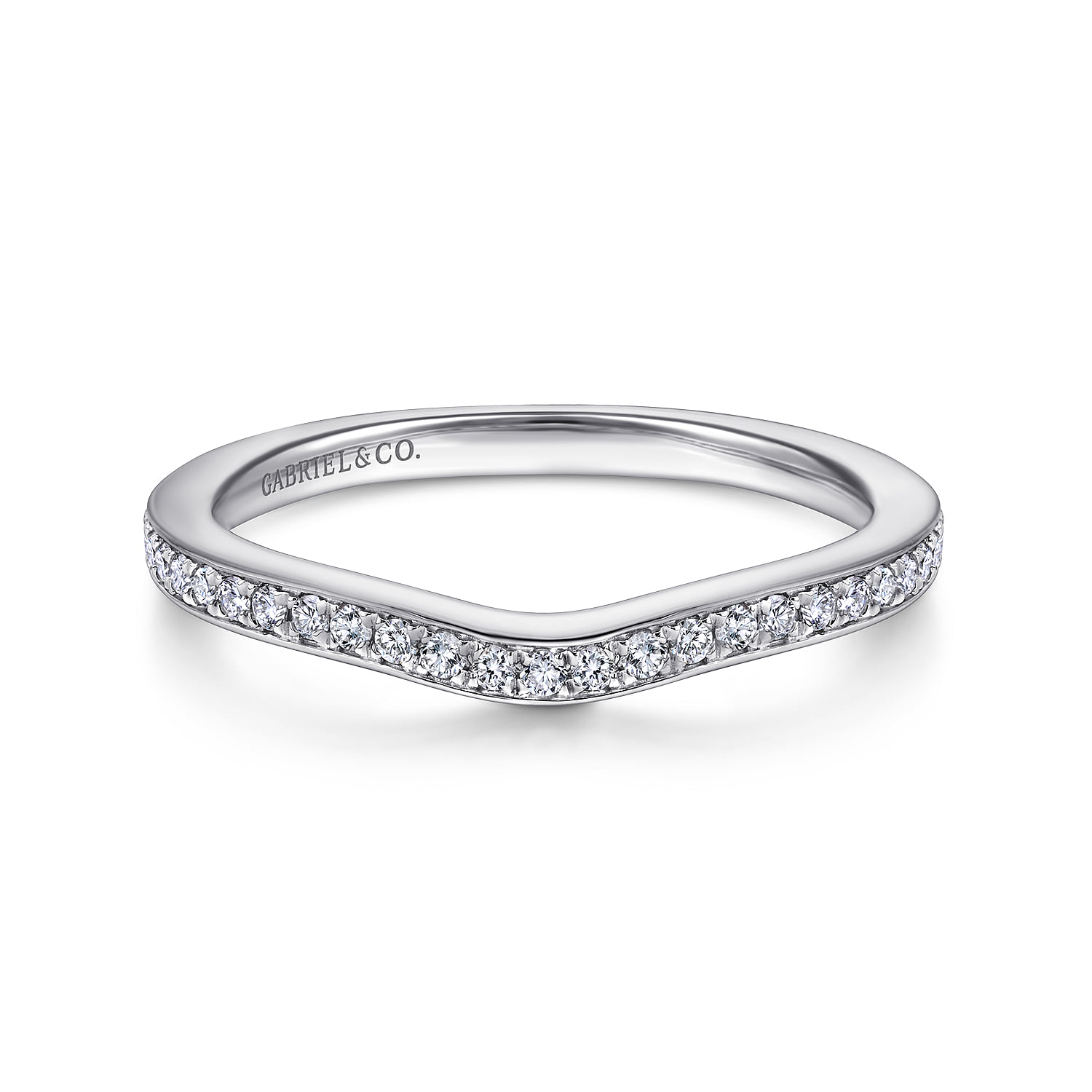 Matching Wedding Band in 14K White Gold