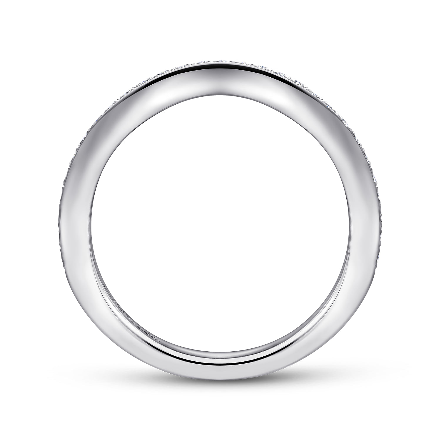 Matching Wedding Band in 14K White Gold, photograph 2