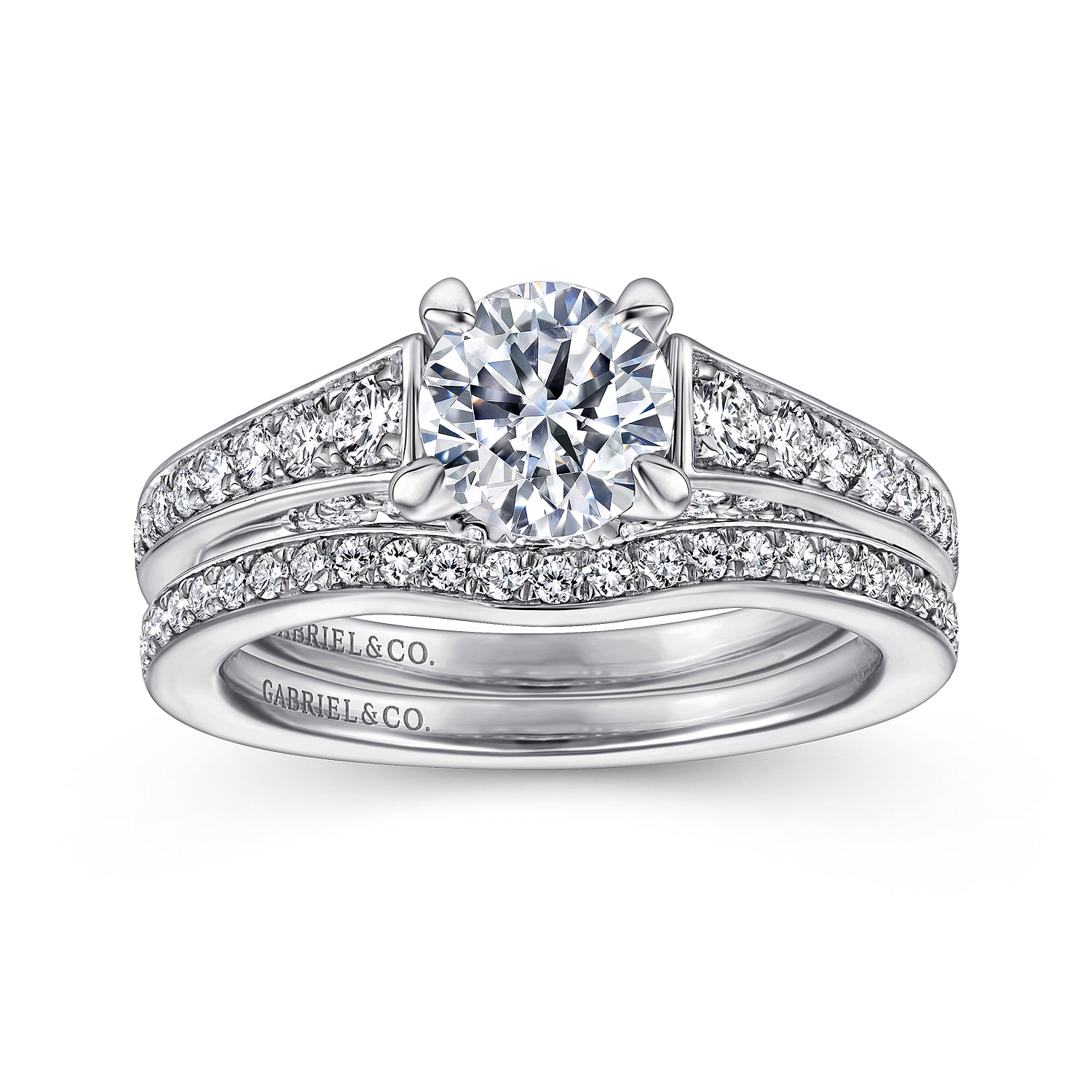 Matching Wedding Band in 14K White Gold, photograph 4