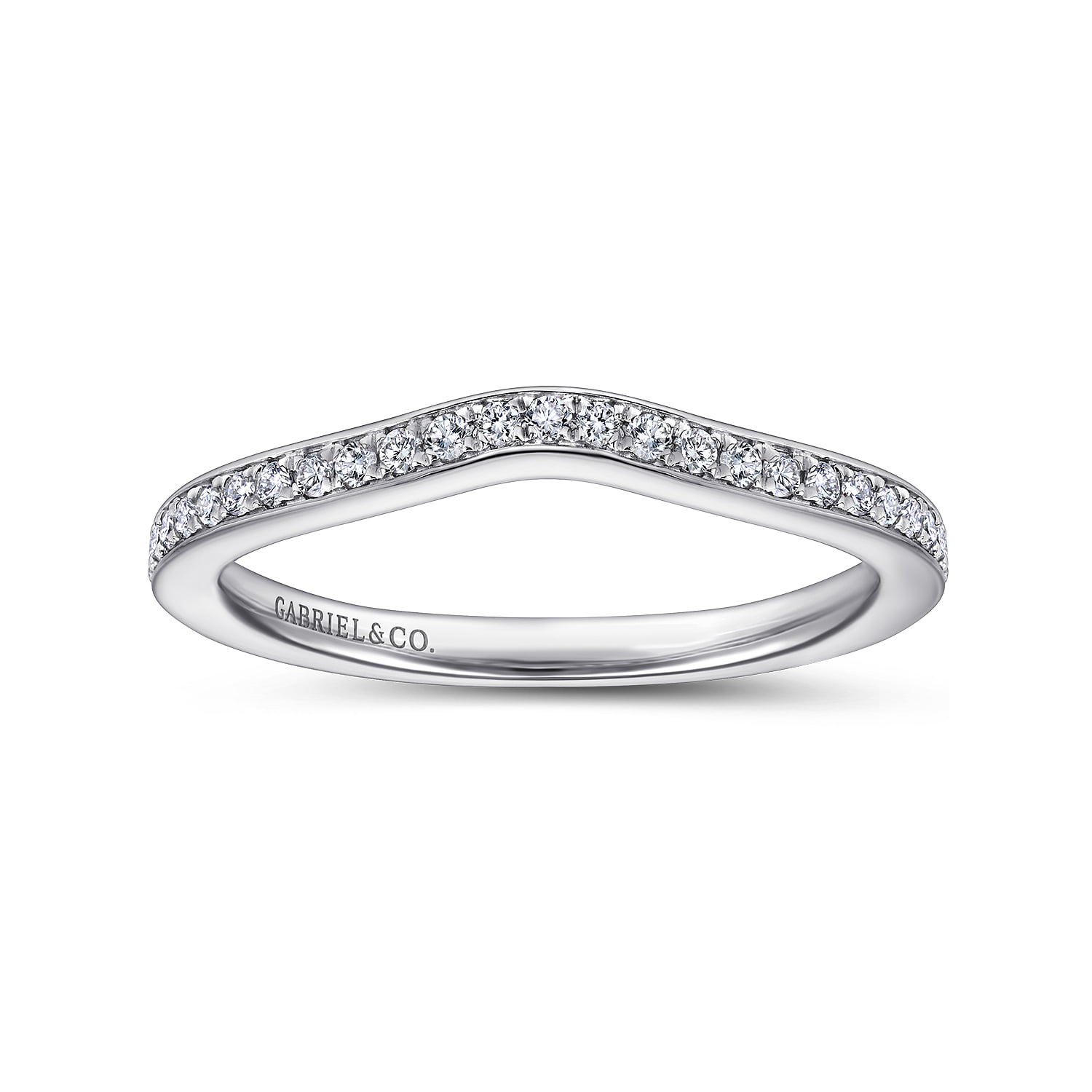 Matching Wedding Band in 14K White Gold, photograph 5