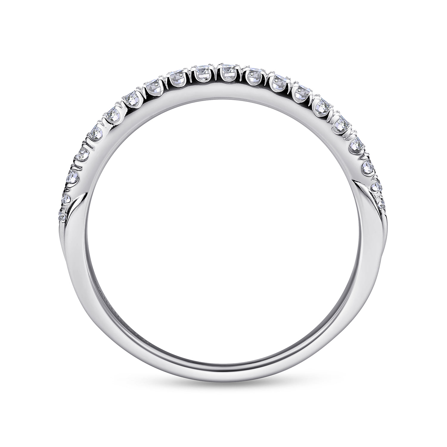 Matching Wedding Band in 14K White Gold, photograph 2