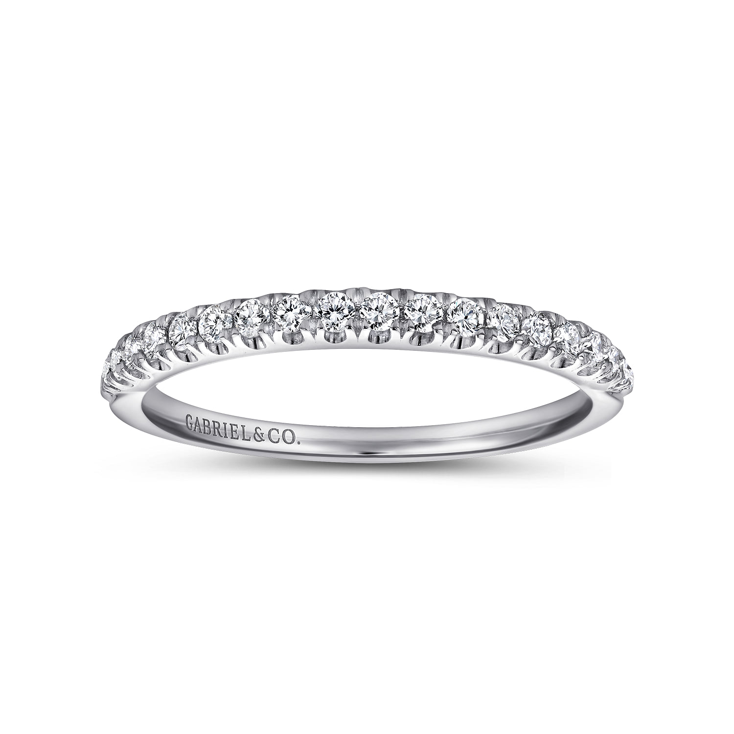 Matching Wedding Band in 14K White Gold, photograph 5