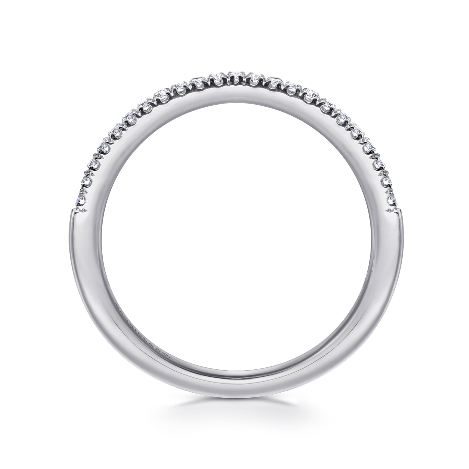 Matching Wedding Band in 14K White Gold, photograph 2
