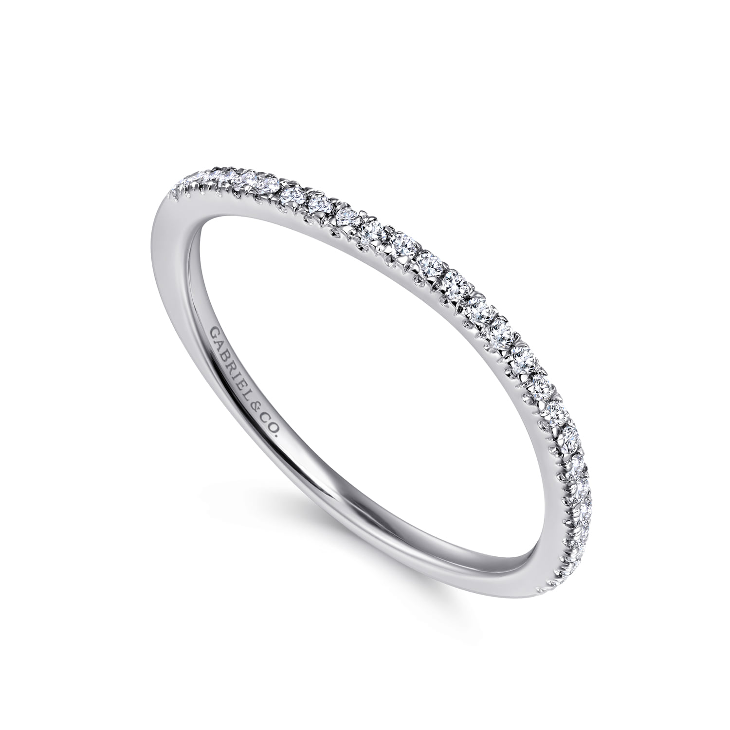 Matching Wedding Band in 14K White Gold, photograph 3