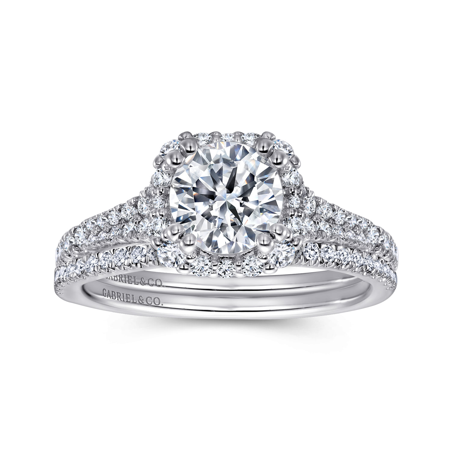 Matching Wedding Band in 14K White Gold, photograph 4