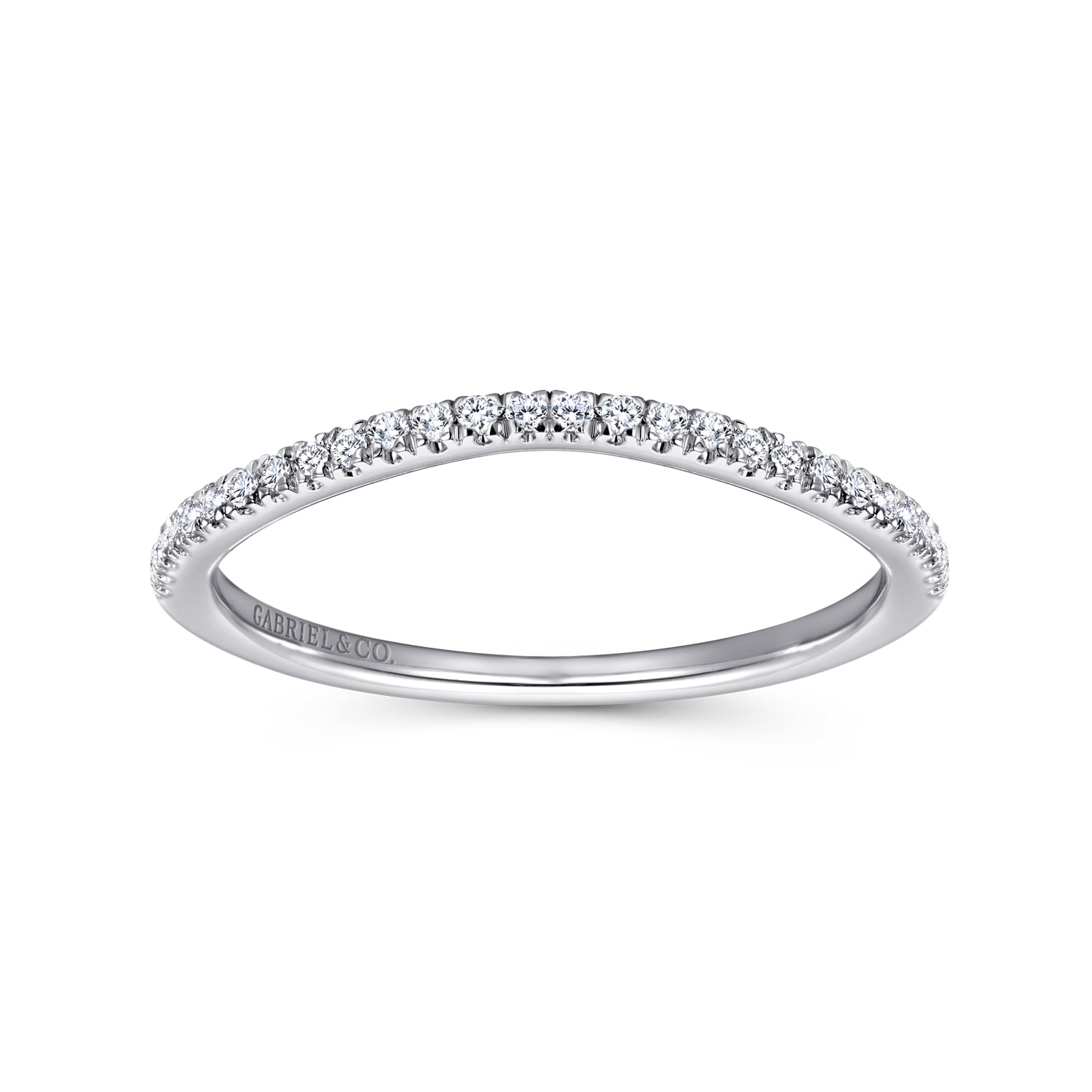 Matching Wedding Band in 14K White Gold, photograph 5