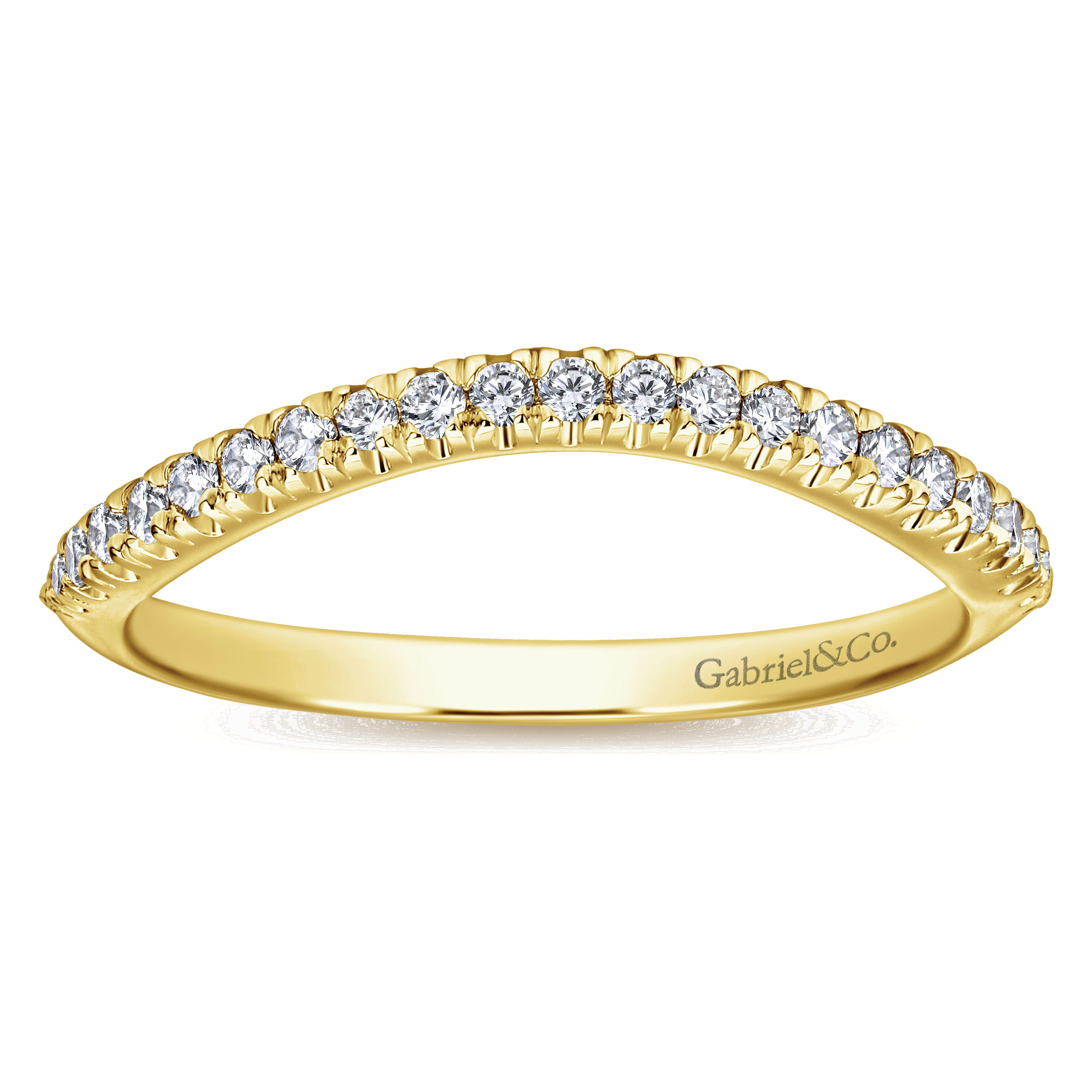 Matching Wedding Band in 14K Yellow Gold, photograph 4