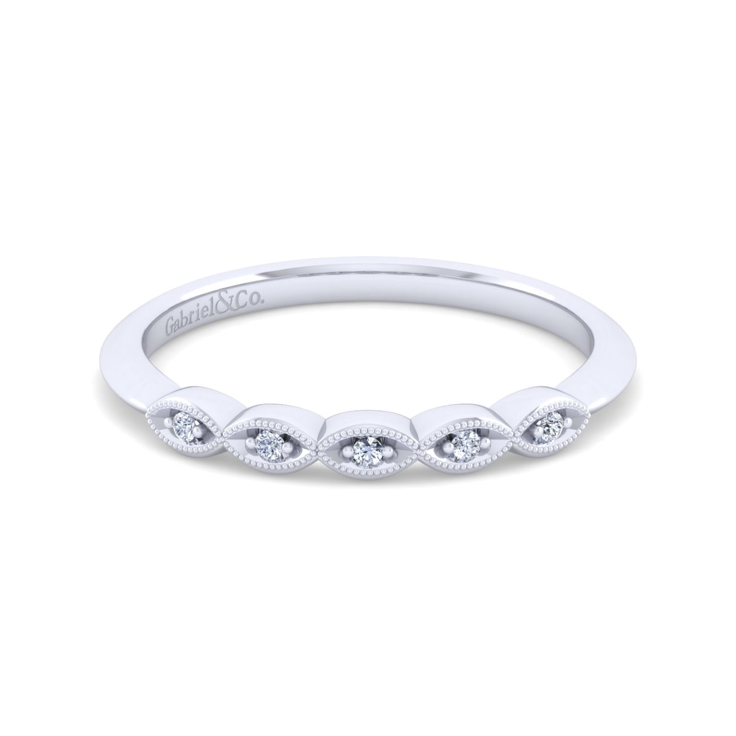 Vintage Diamond Matching Wedding Band