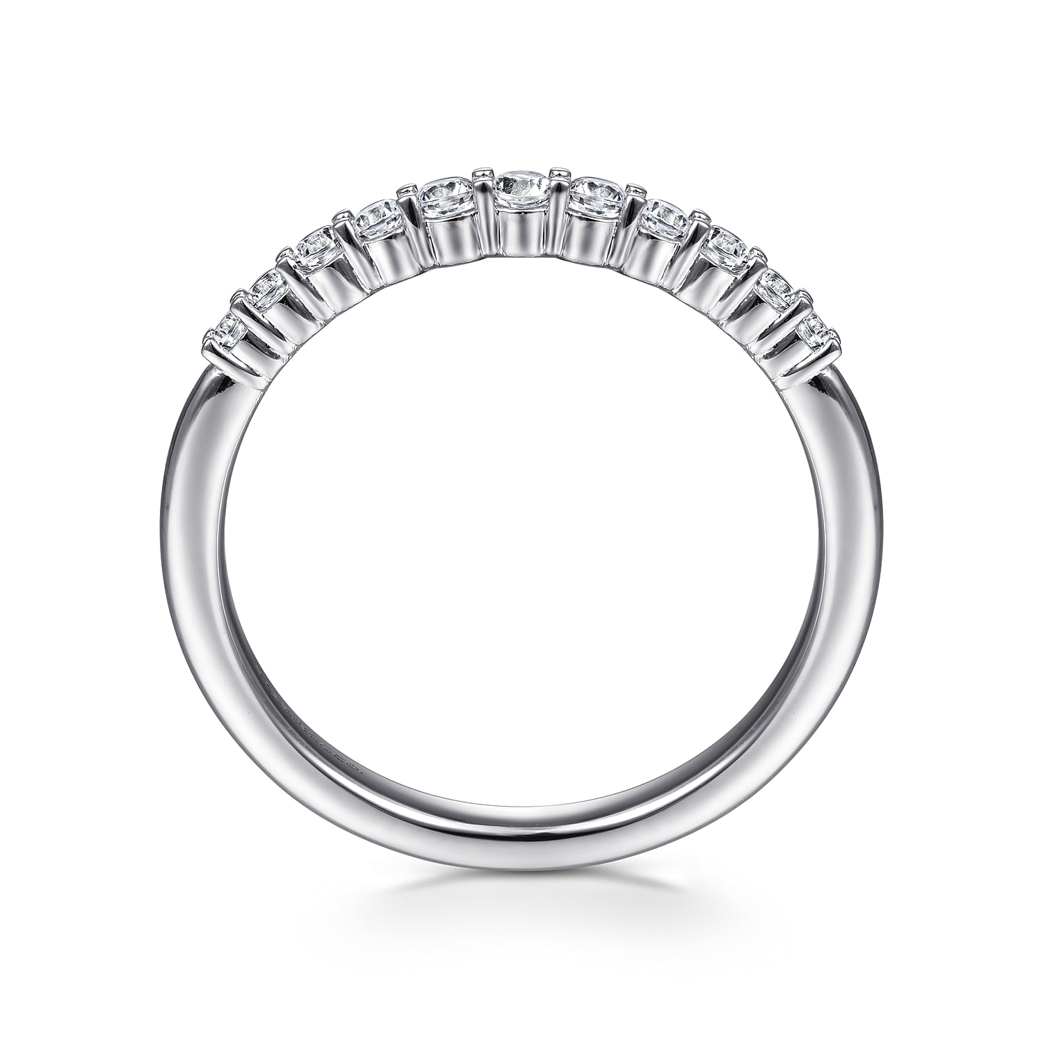 Matching Wedding Band in Platinum, photograph 2