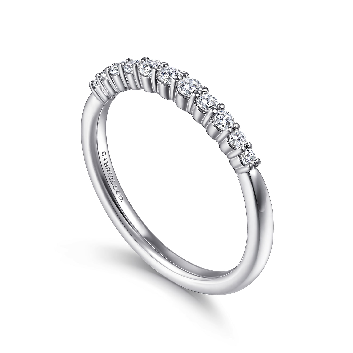 Matching Wedding Band in Platinum, photograph 3