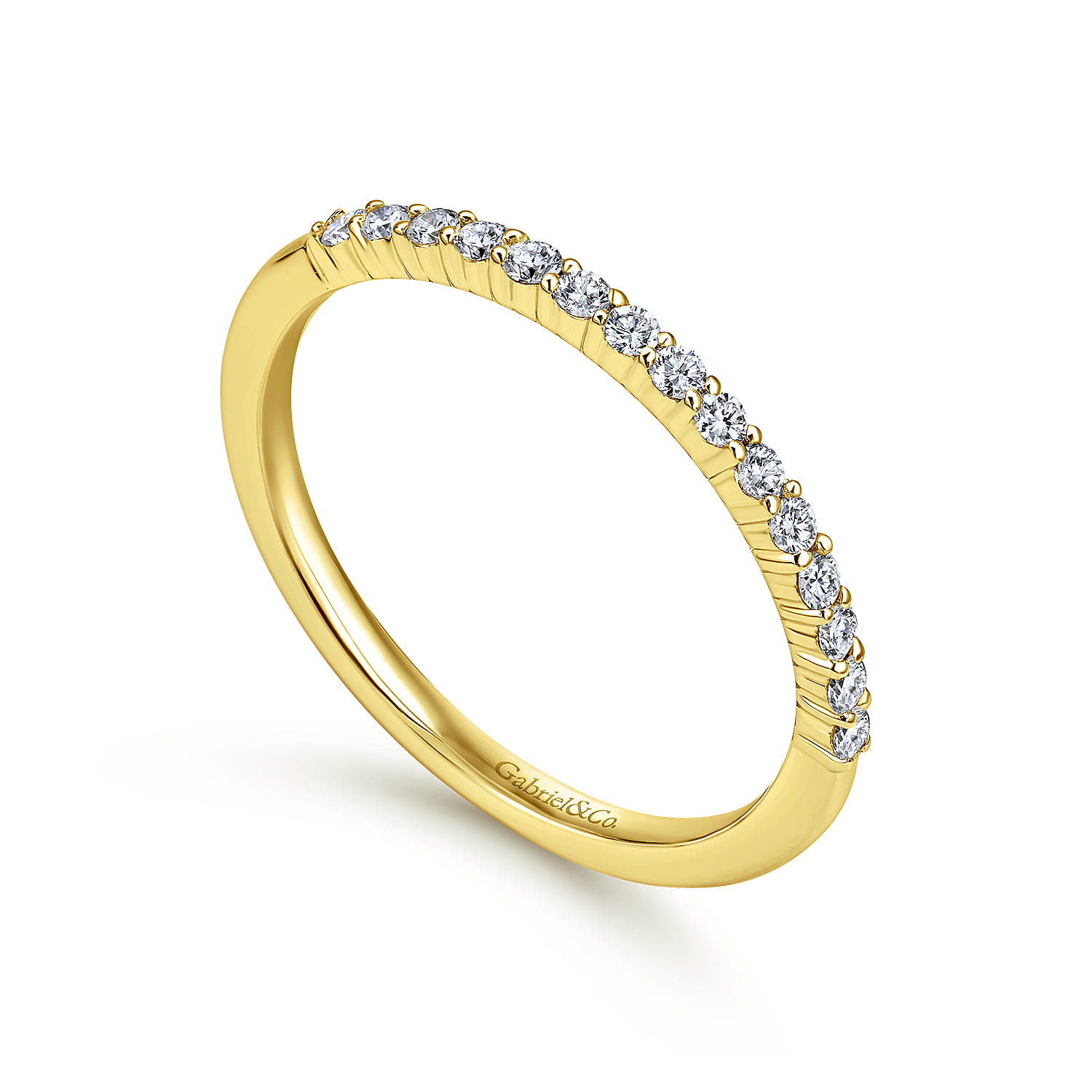 Matching Wedding Band in 14K Yellow Gold, photograph 3