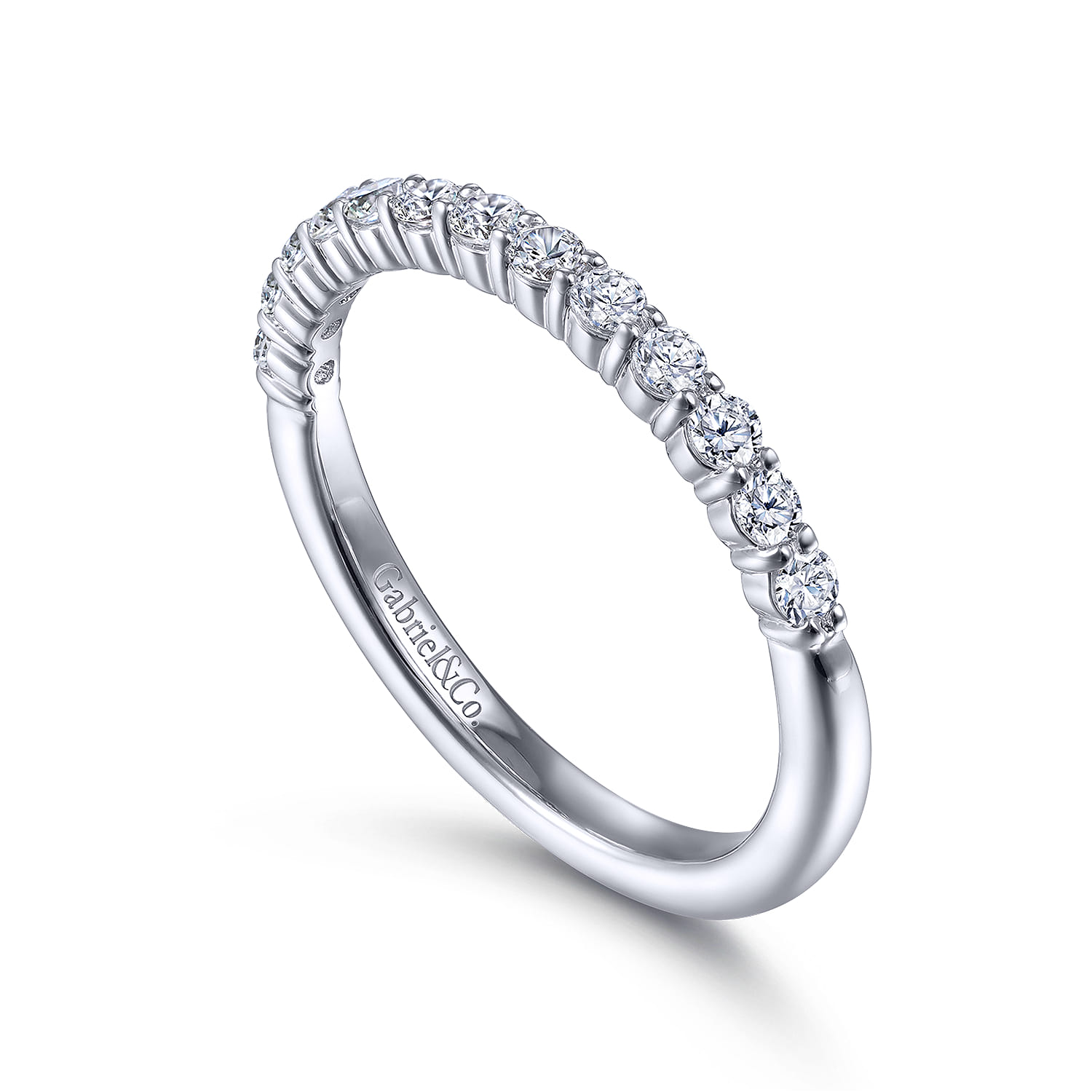 Matching Wedding Band in Platinum, photograph 3