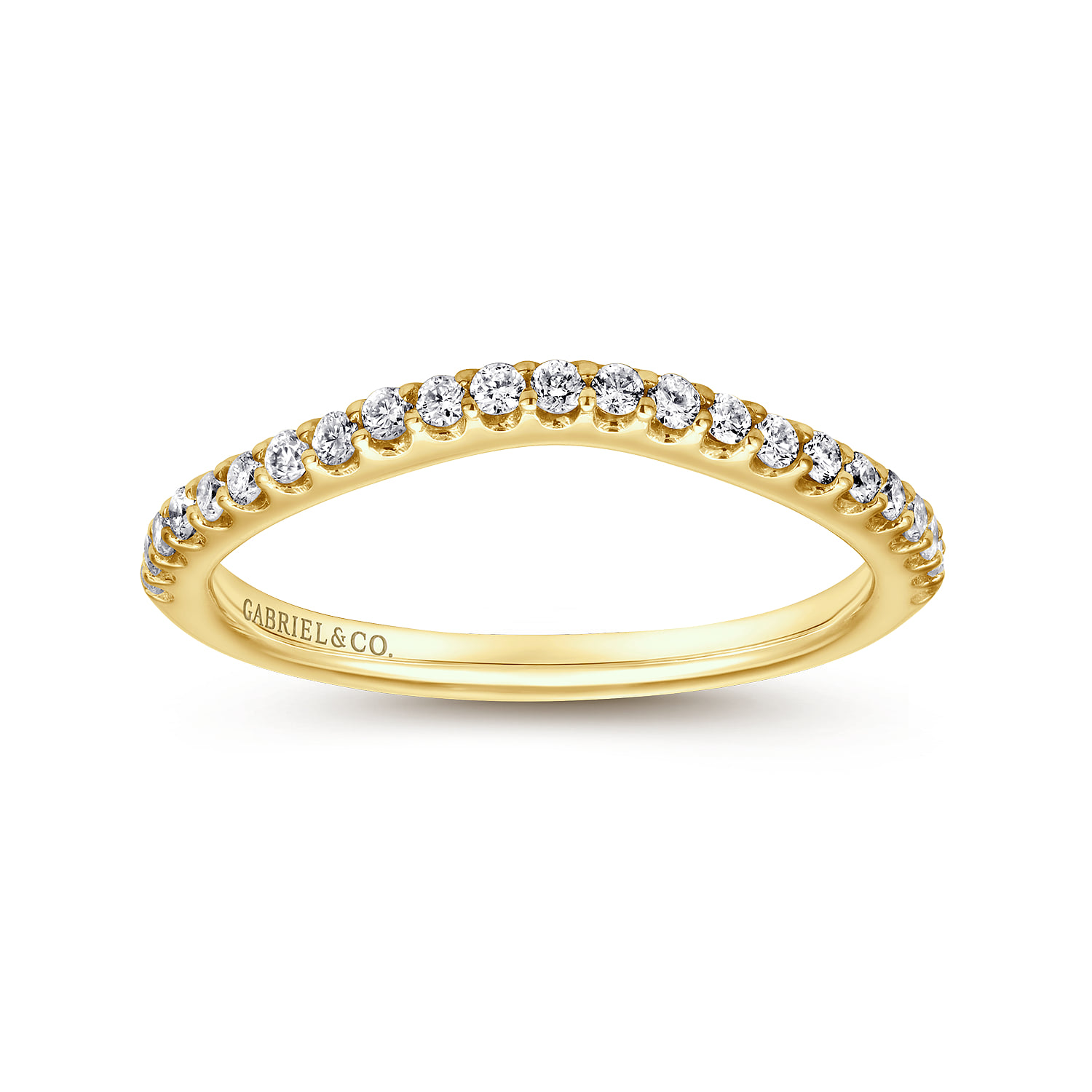 Matching Wedding Band in 14K Yellow Gold, photograph 5