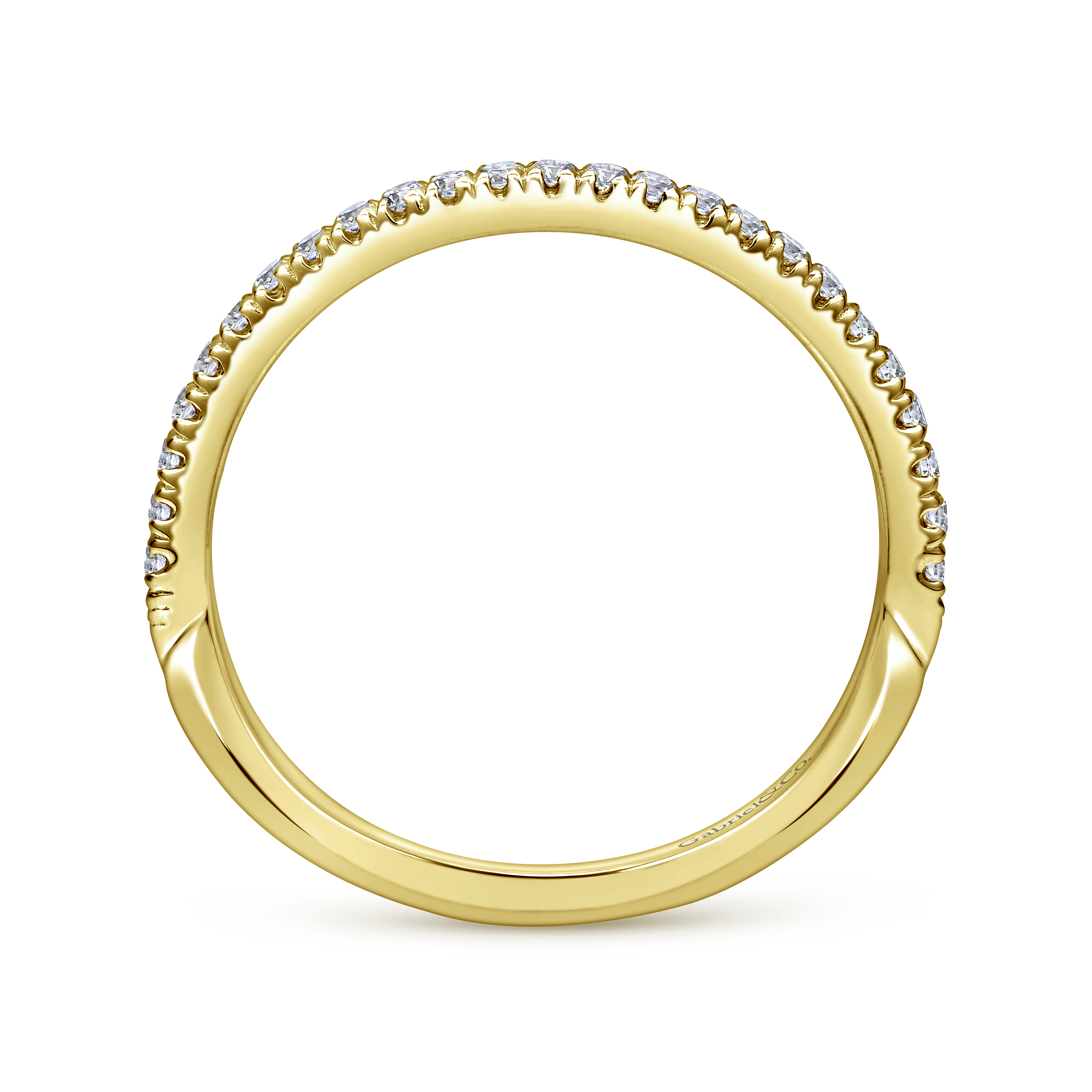 Matching Wedding Band in 14K Yellow Gold, photograph 2