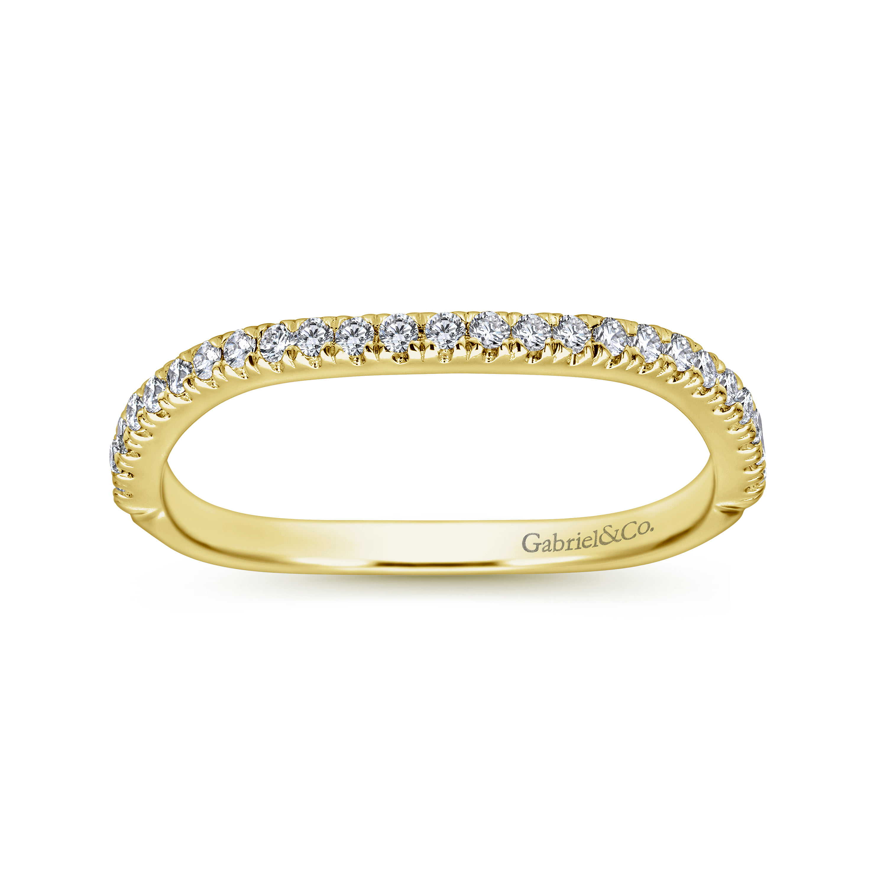Matching Wedding Band in 14K Yellow Gold, photograph 5