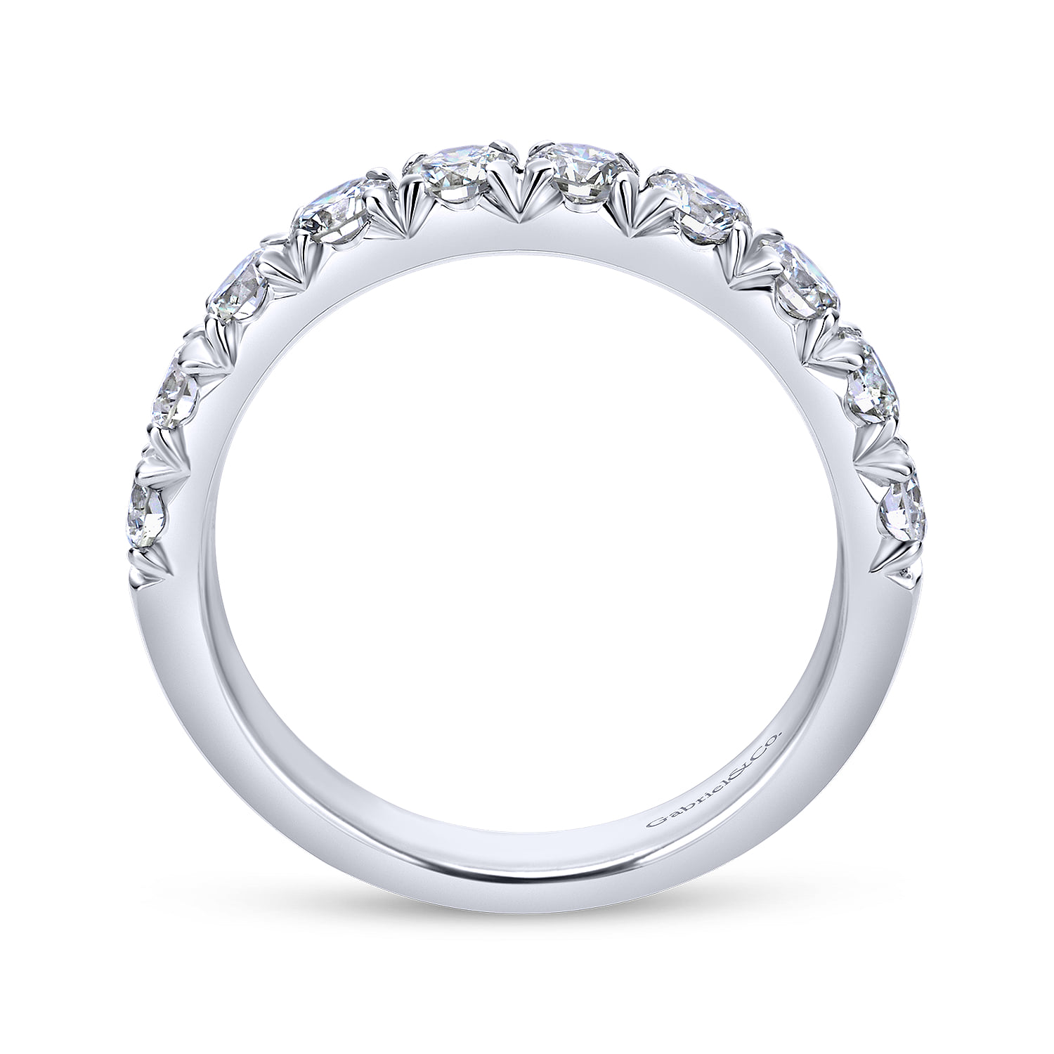 Matching Wedding Band in 14K White Gold, photograph 2