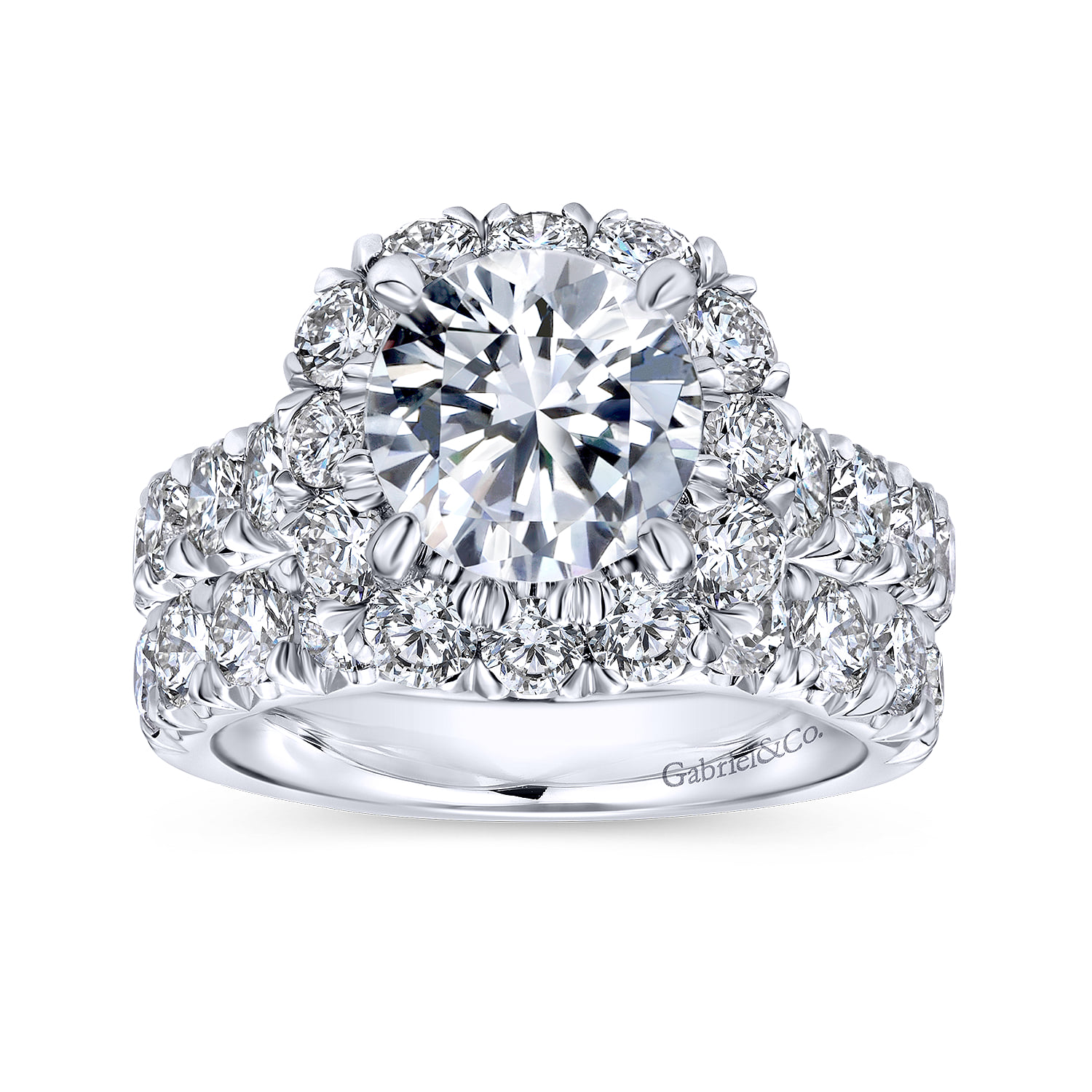 Matching Wedding Band in 14K White Gold, photograph 4