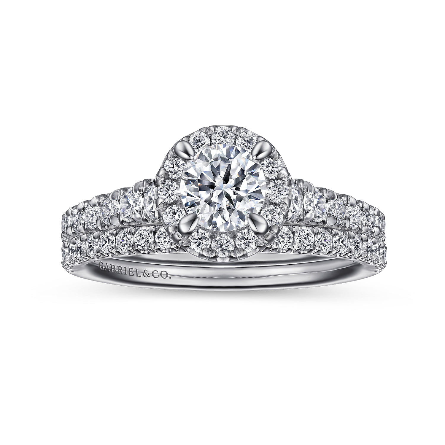 Matching Wedding Band in 14K White Gold, photograph 4