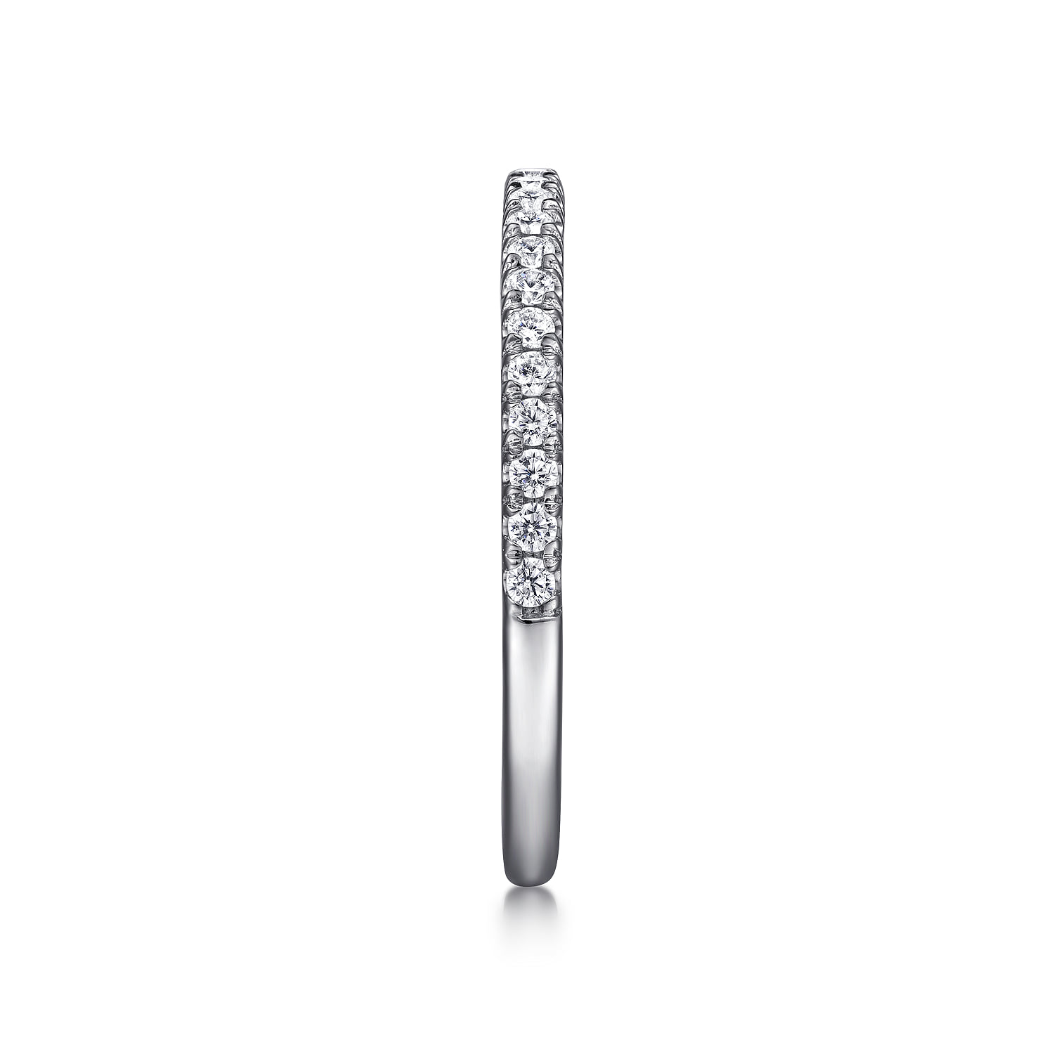 Matching Wedding Band in 14K White Gold, photograph 5