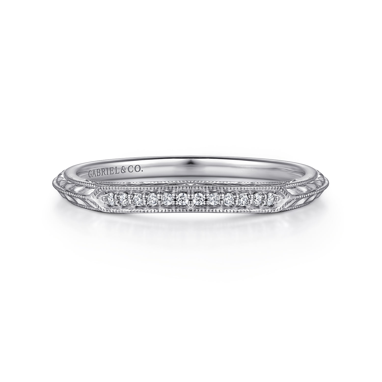 Vintage Diamond Matching Wedding Band