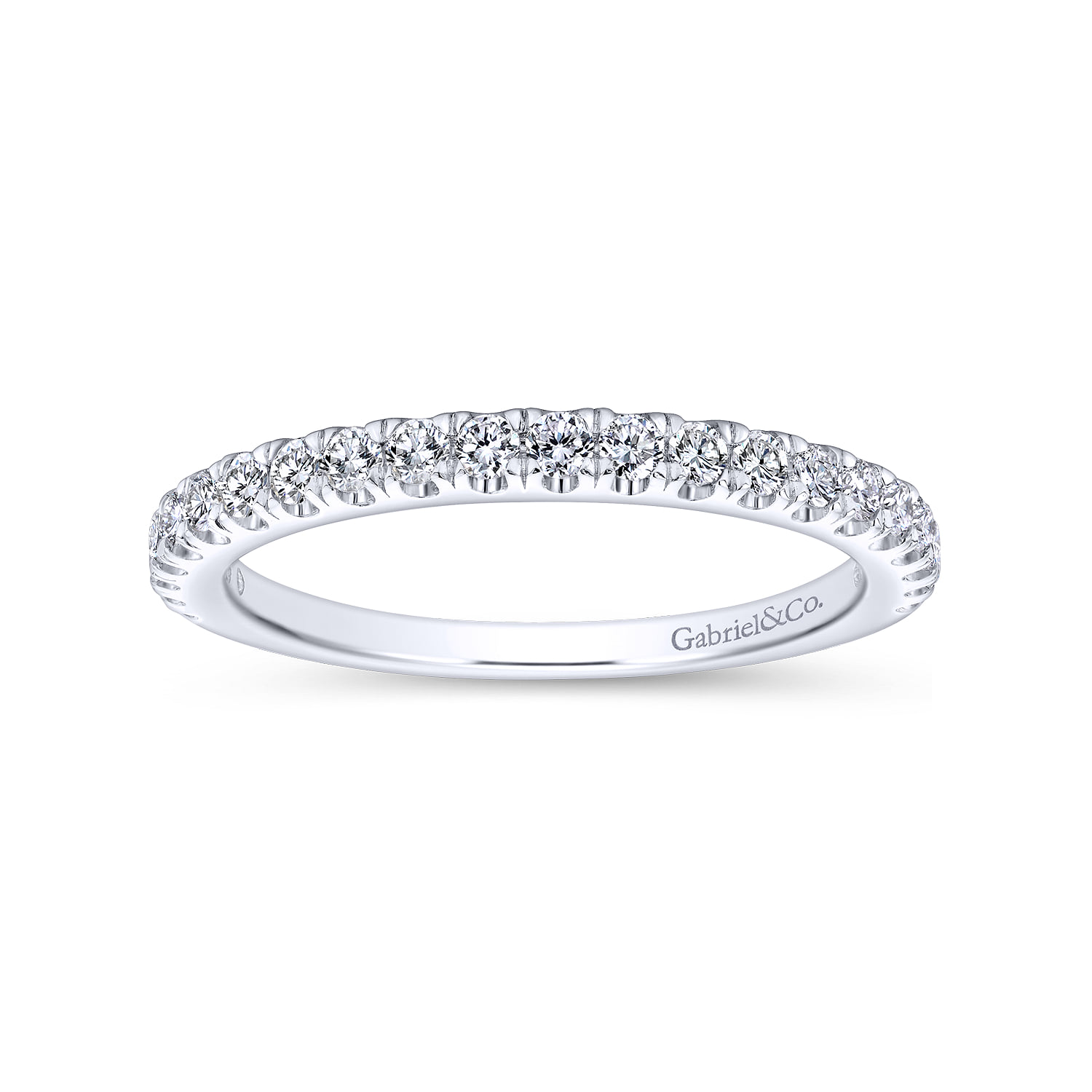 Matching Wedding Band in 14K White Gold, photograph 5