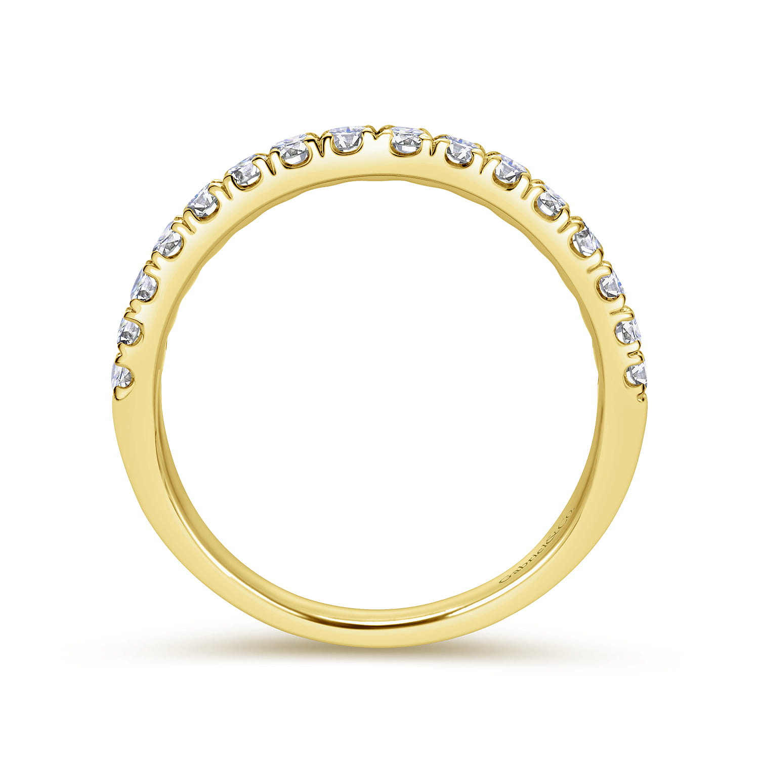 Matching Wedding Band in 14K Yellow Gold, photograph 2