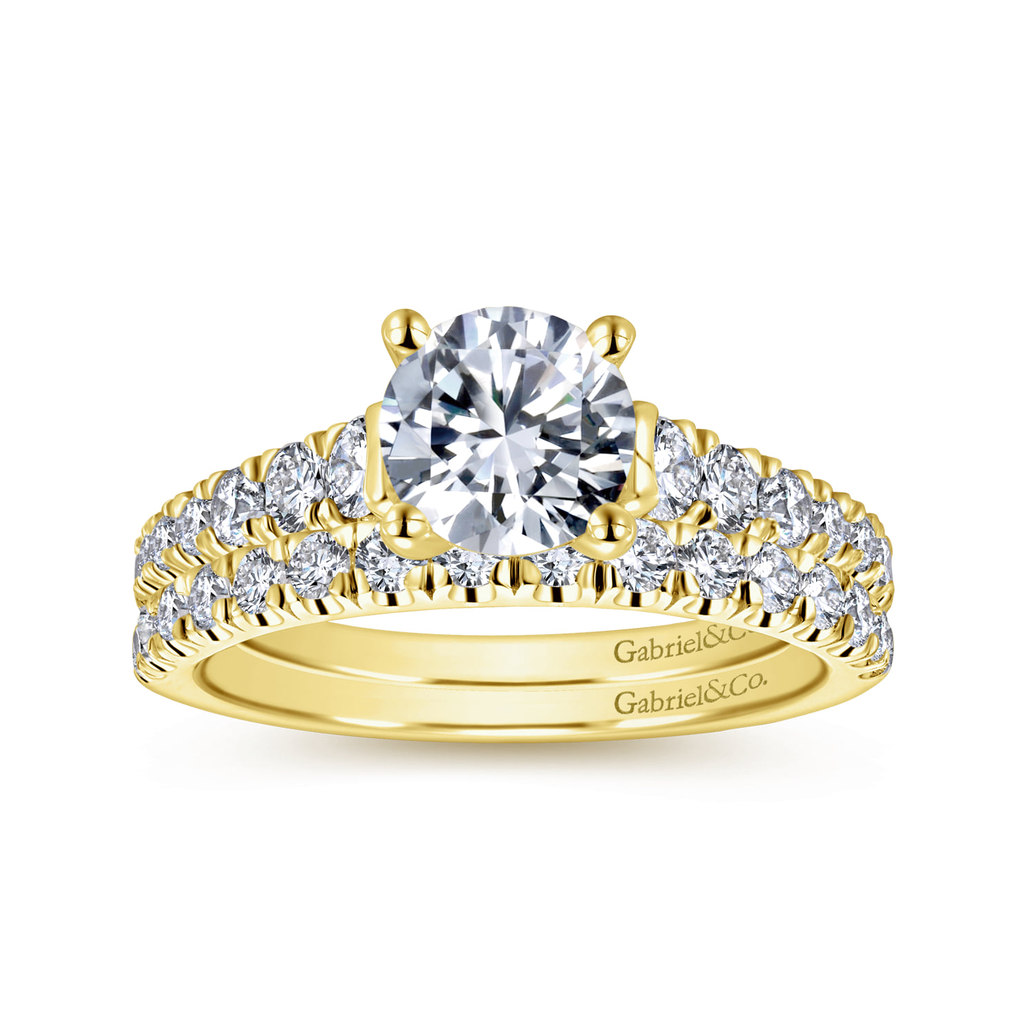 Matching Wedding Band in 14K Yellow Gold, photograph 4