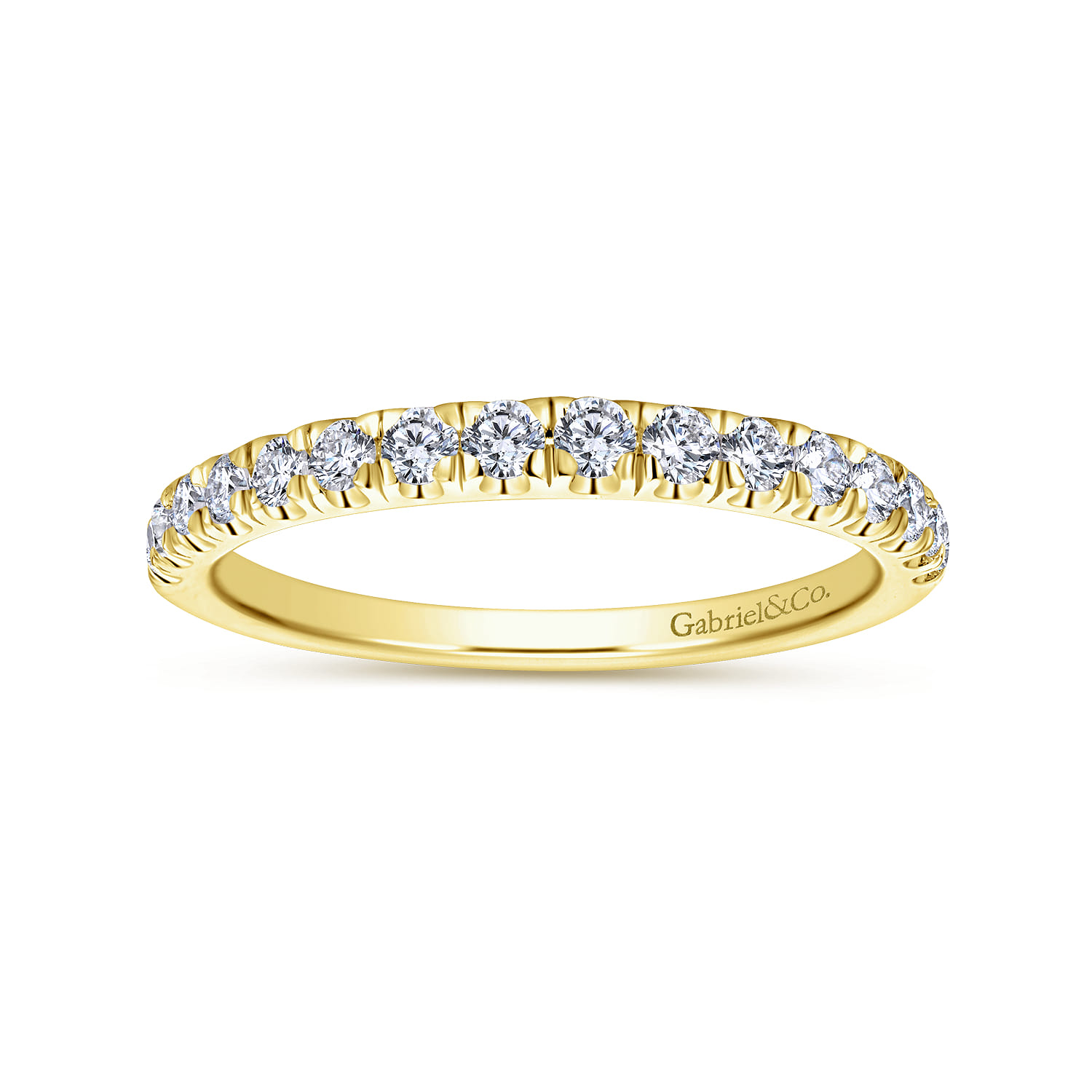 Matching Wedding Band in 14K Yellow Gold, photograph 5