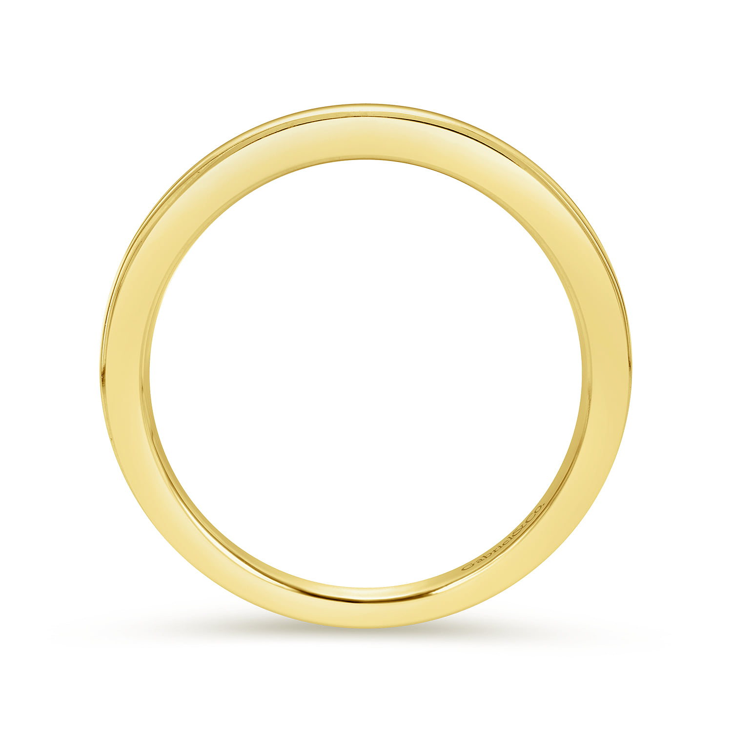 Matching Wedding Band in 14K Yellow Gold, photograph 2