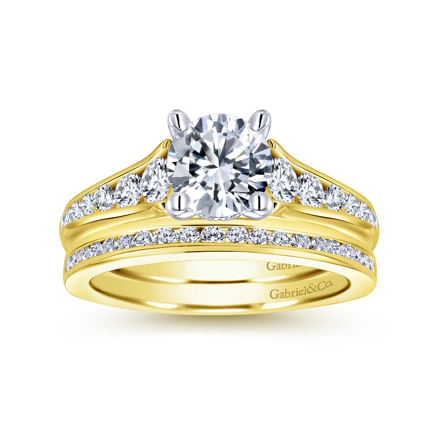 Matching Wedding Band in 14K Yellow Gold, photograph 4