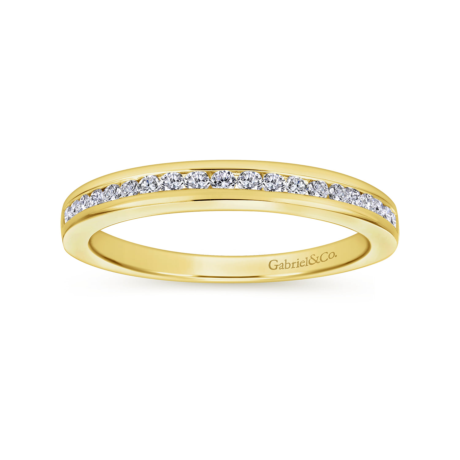 Matching Wedding Band in 14K Yellow Gold, photograph 5