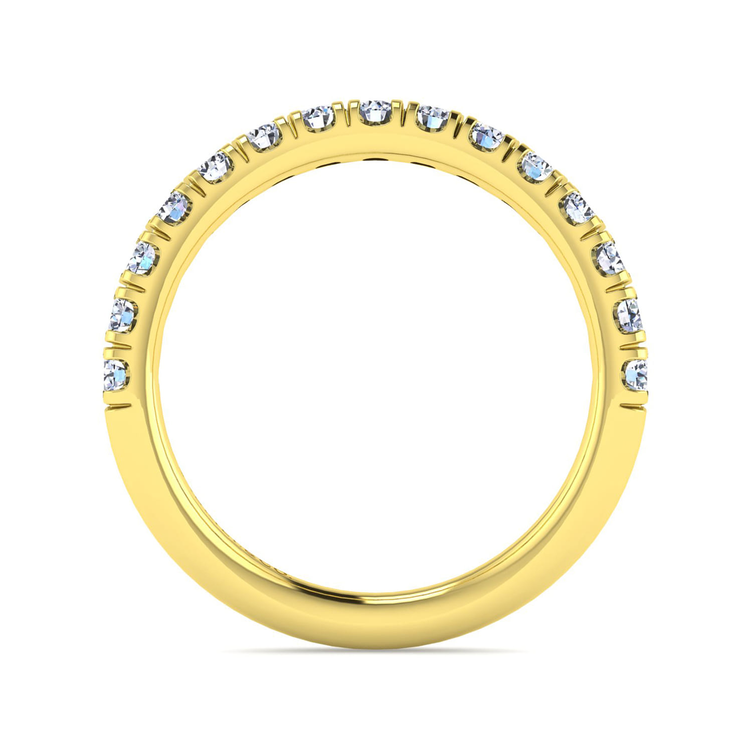Matching Wedding Band in 14K Yellow Gold, photograph 2