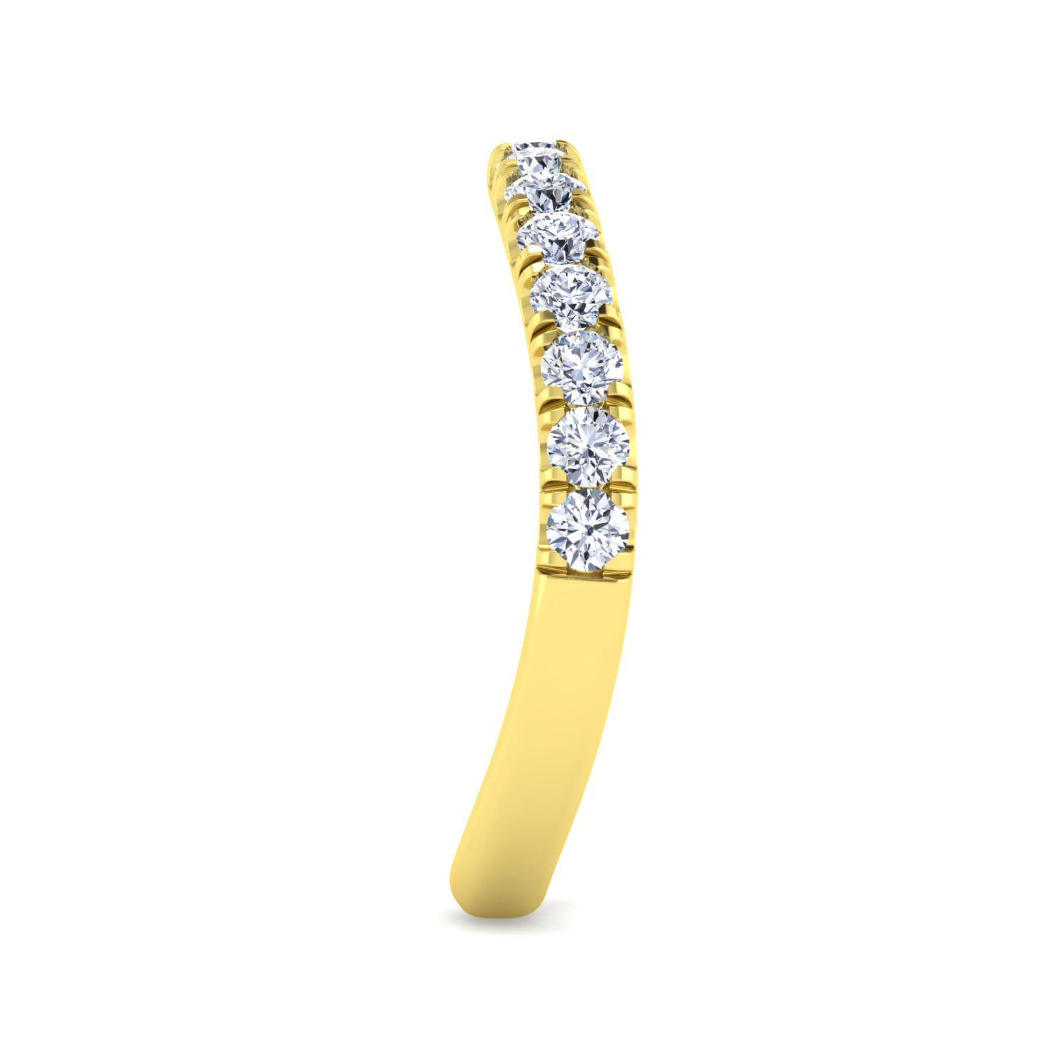 Matching Wedding Band in 14K Yellow Gold, photograph 4