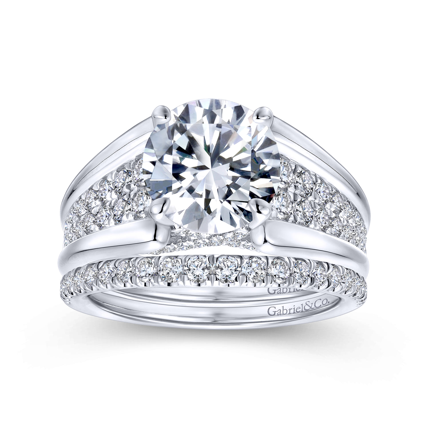 Matching Wedding Band in 14K White Gold, photograph 4