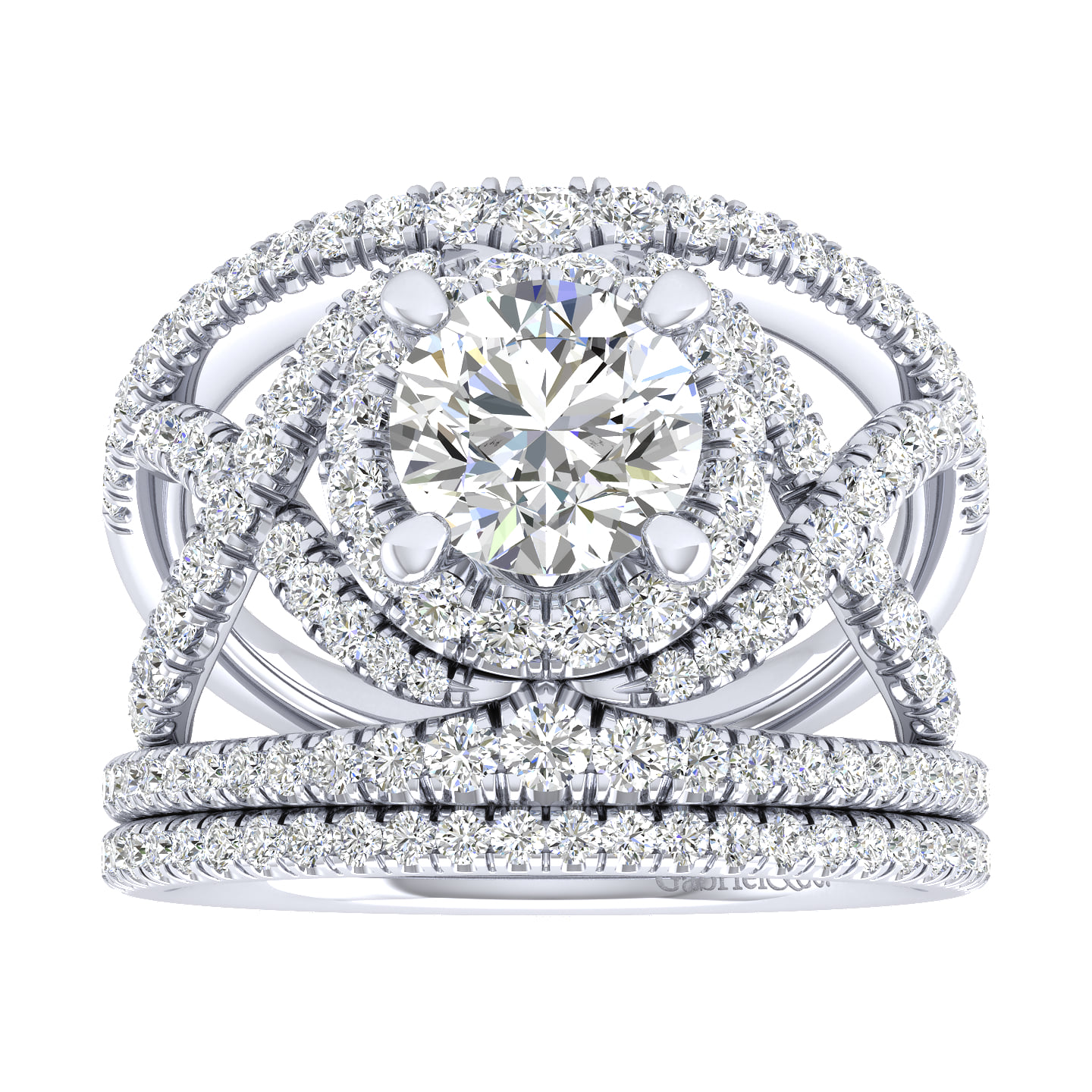 Matching Wedding Band in 14K White Gold, photograph 4